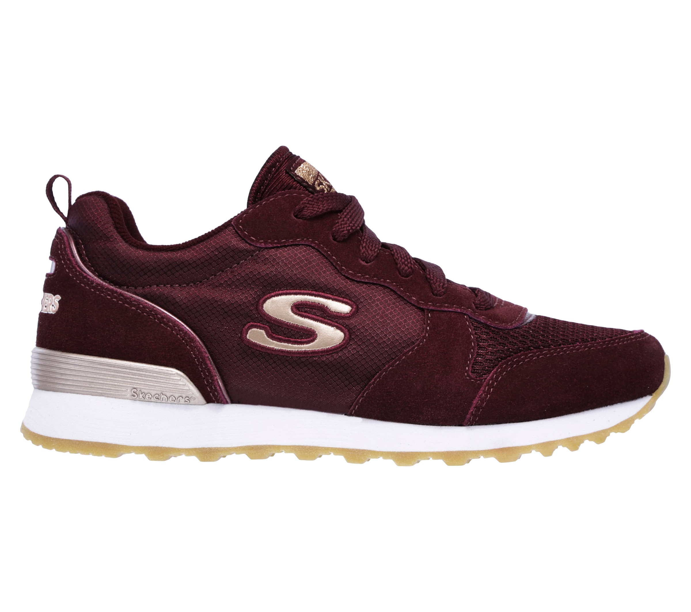 Skechers Sneaker »OG 85 - GOLDN GURL«, Freizeitschuh, Halbschuh, Schnürschuh mit Air-Cooled Memory Foam