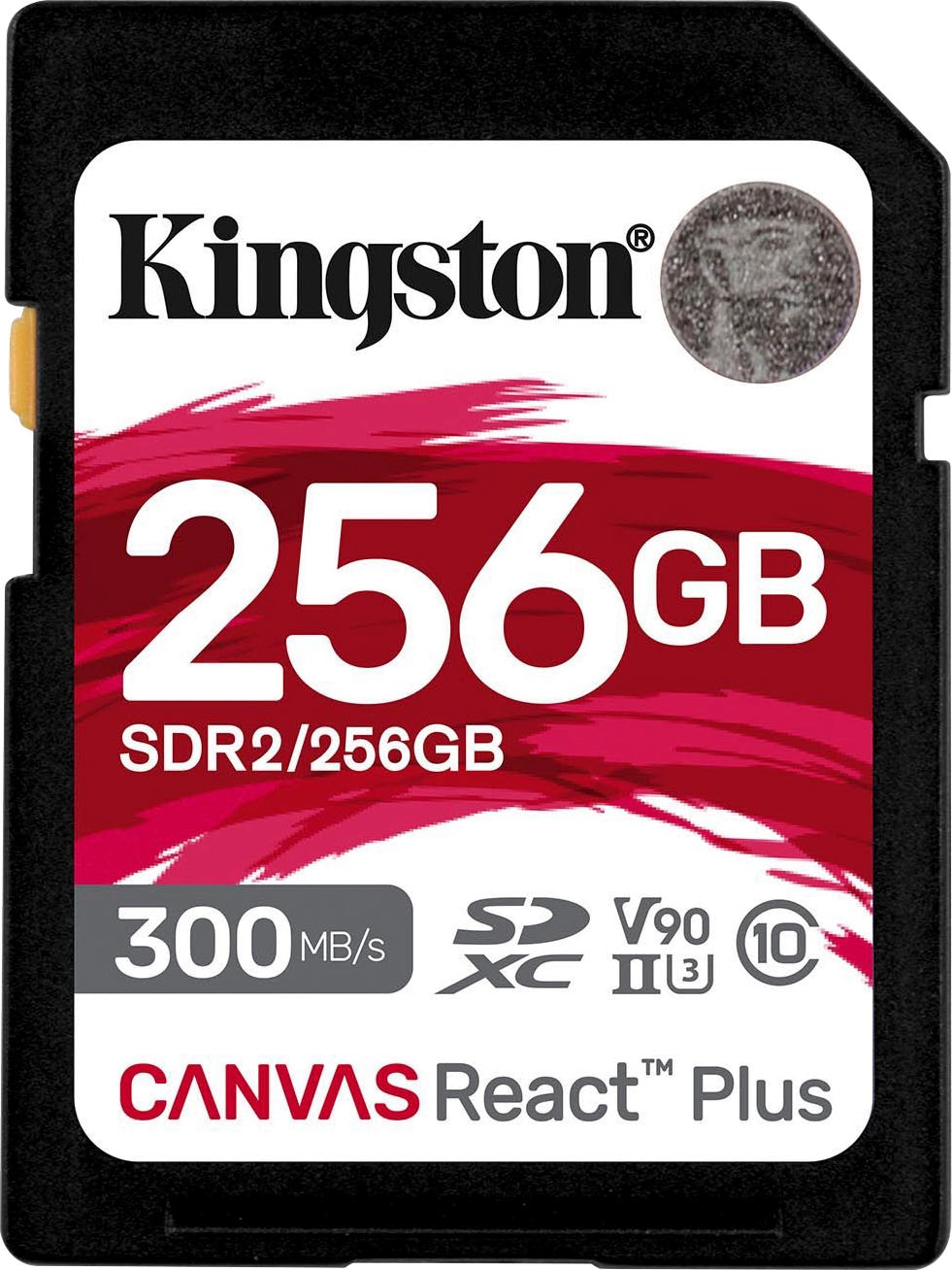 Speicherkarte »Canvas React Plus SD 256GB«, (Class 10 300 MB/s Lesegeschwindigkeit)