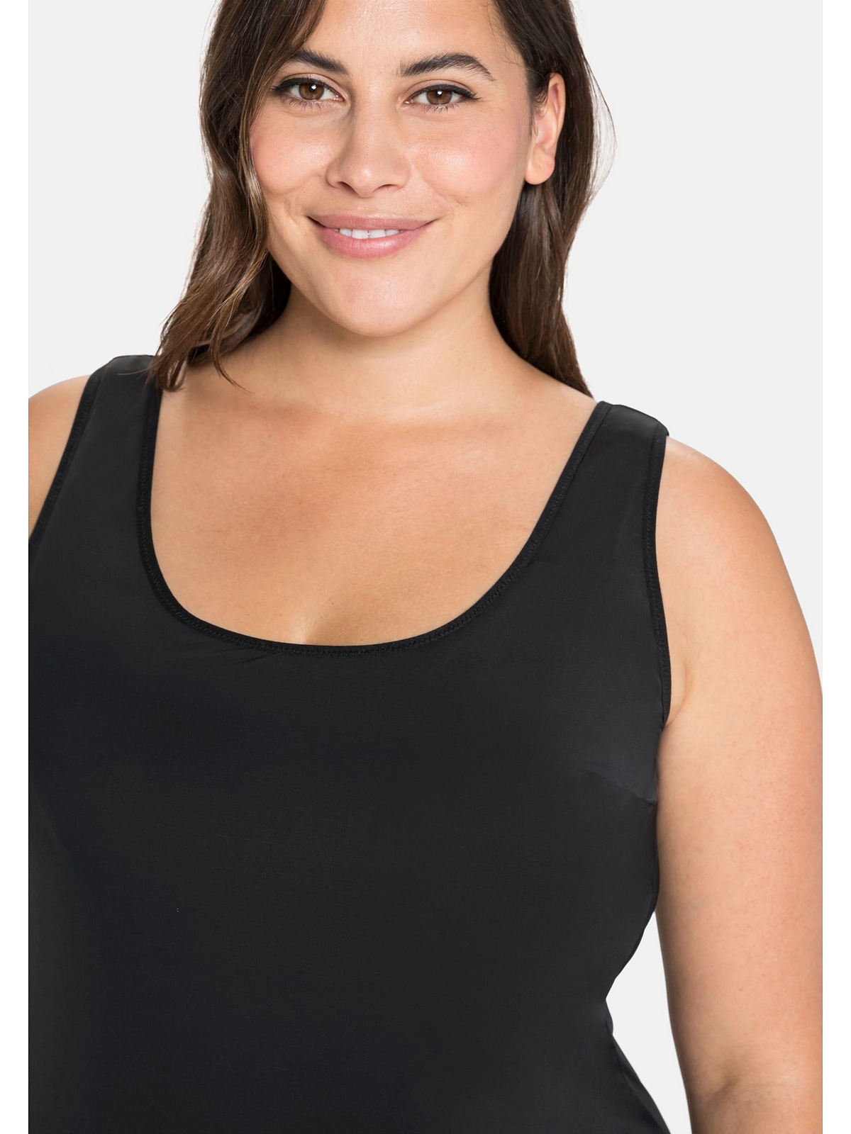 Sheego Unterhemd »Große Größen«, und in elastischer langer Form kaufen Qualität | BAUR