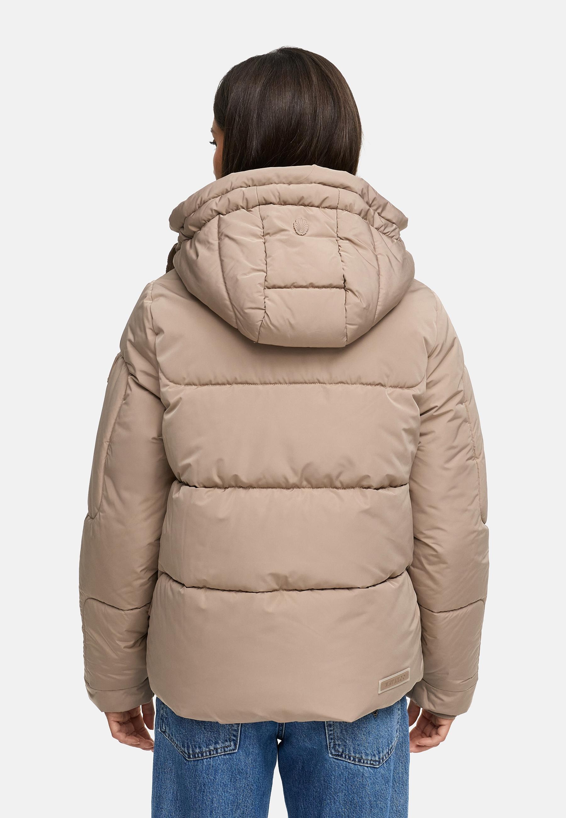 Navahoo Steppjacke »Zauberlicht 14«, mit Kapuze, Winterjacke mit abnehmbarer Kapuze und Fleece-Futter