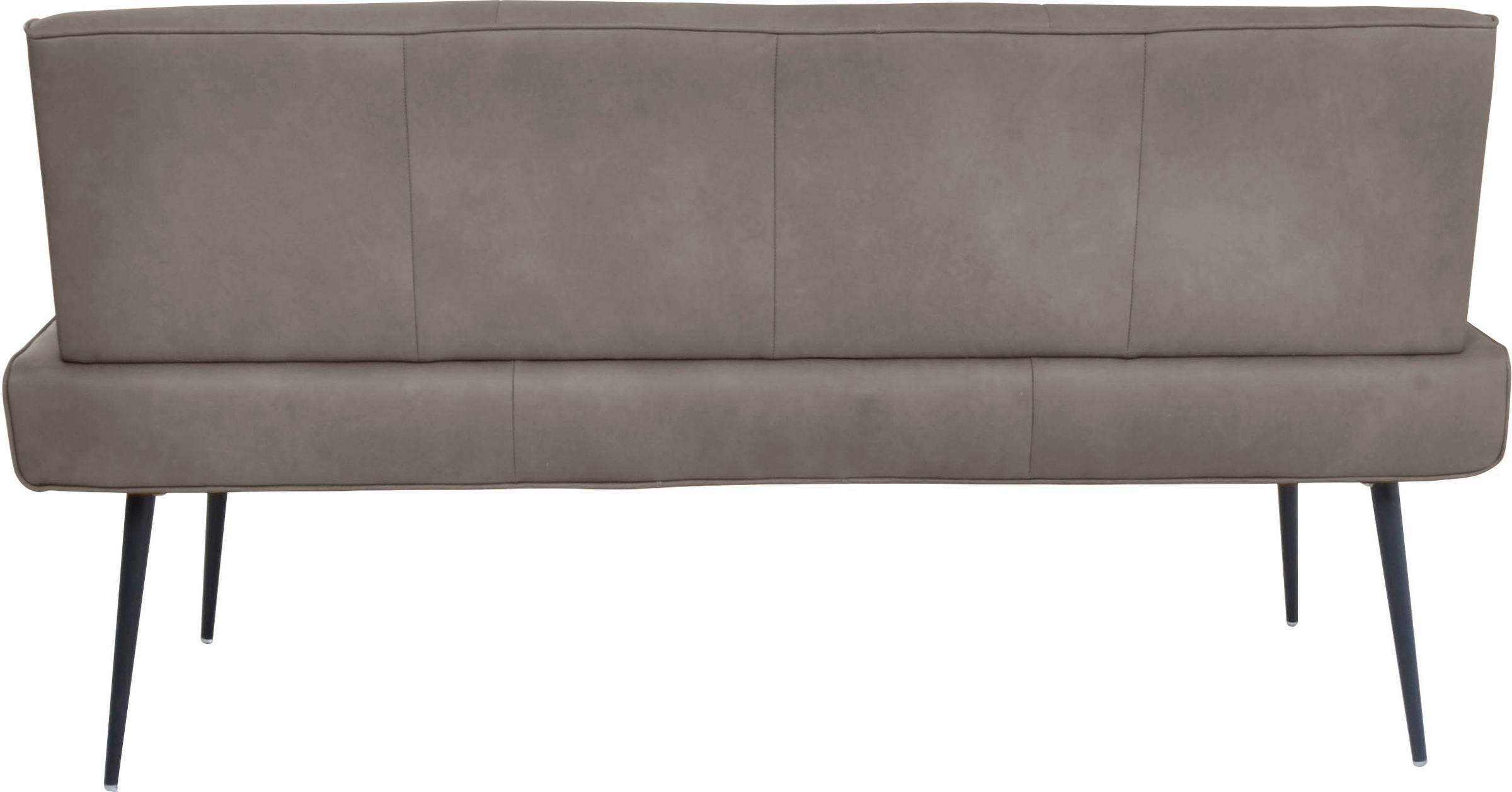 K+W Komfort & Wohnen Polsterbank "Giacomo I" 1 tlg. Metallfüsse in schwarz, günstig online kaufen
