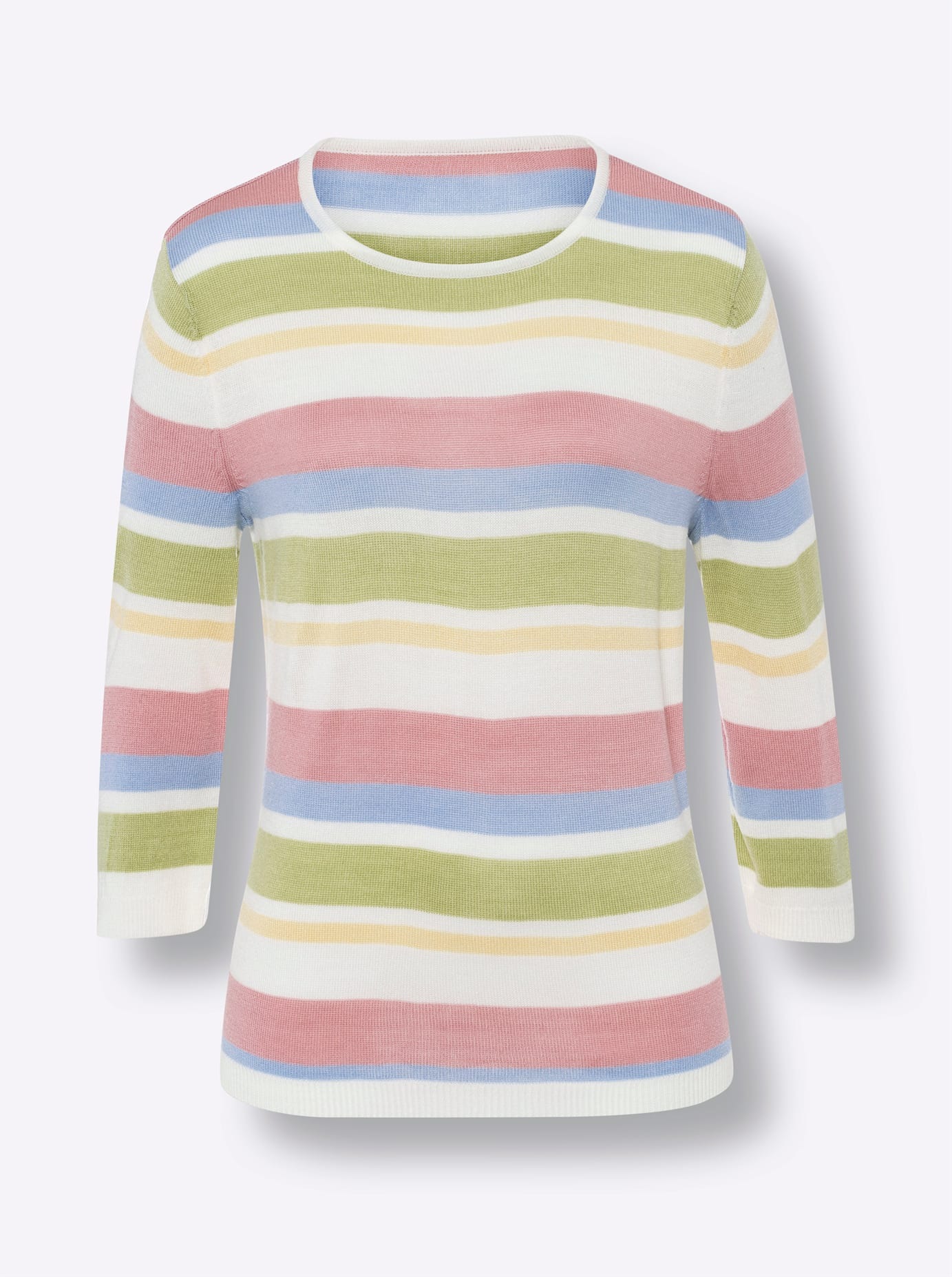 Classic Basics Rundhalspullover »3/4-Arm-Pullover«