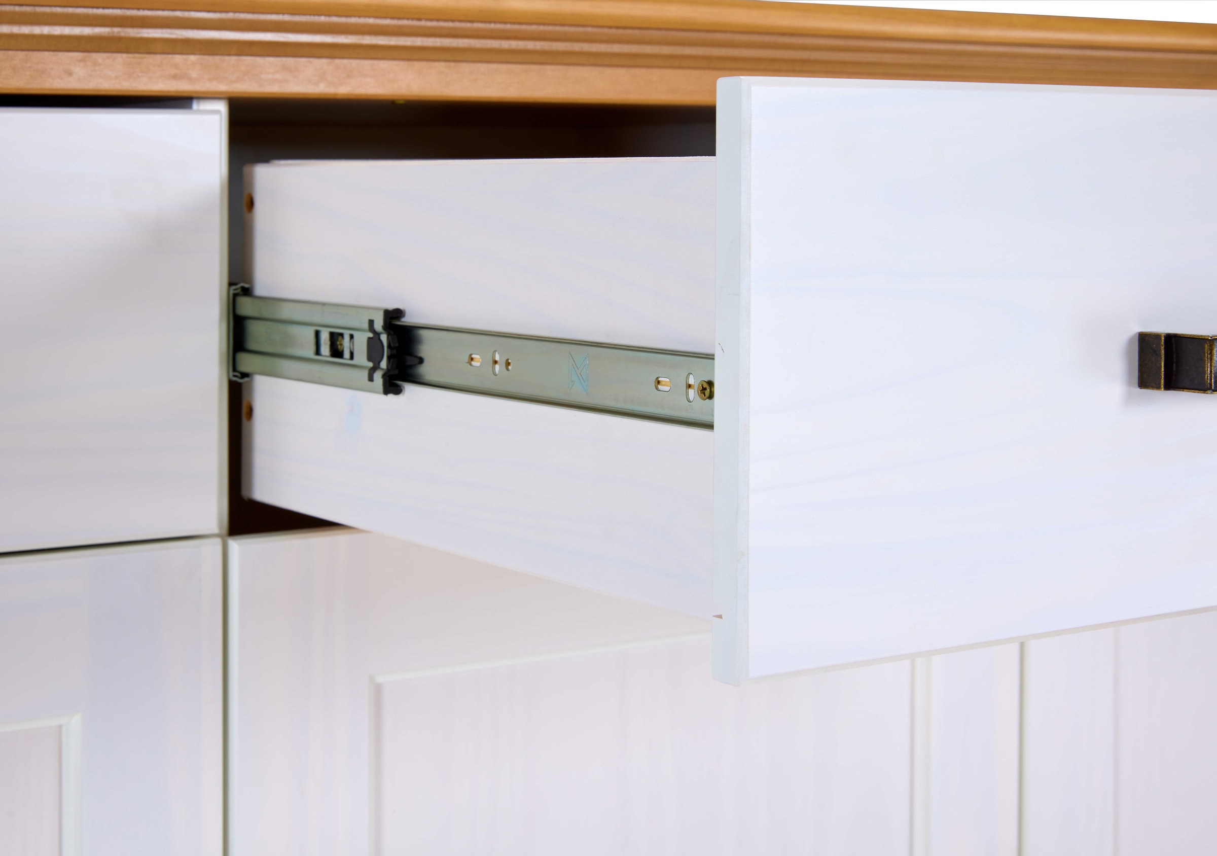 Inter Link Sideboard »Maluno« 1 Stk. tlg. Kiefer Massiv, Soft-Close, Stauraum, BxTxH: ca. 166,4 x 48,3 x 104 cm