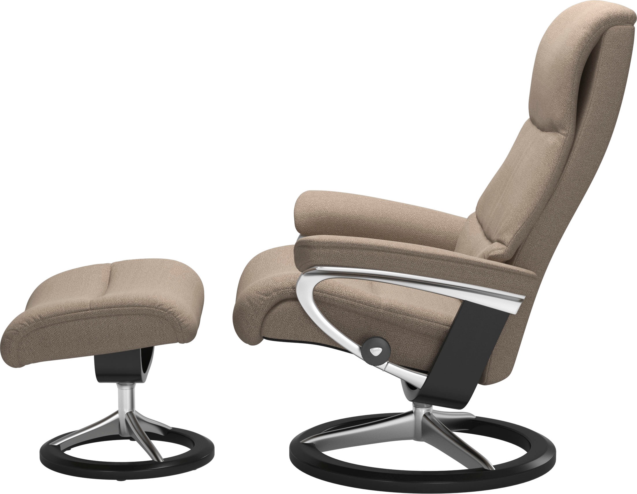 Stressless® Fußhocker »View«, mit Signature Base,Gestell Schwarz