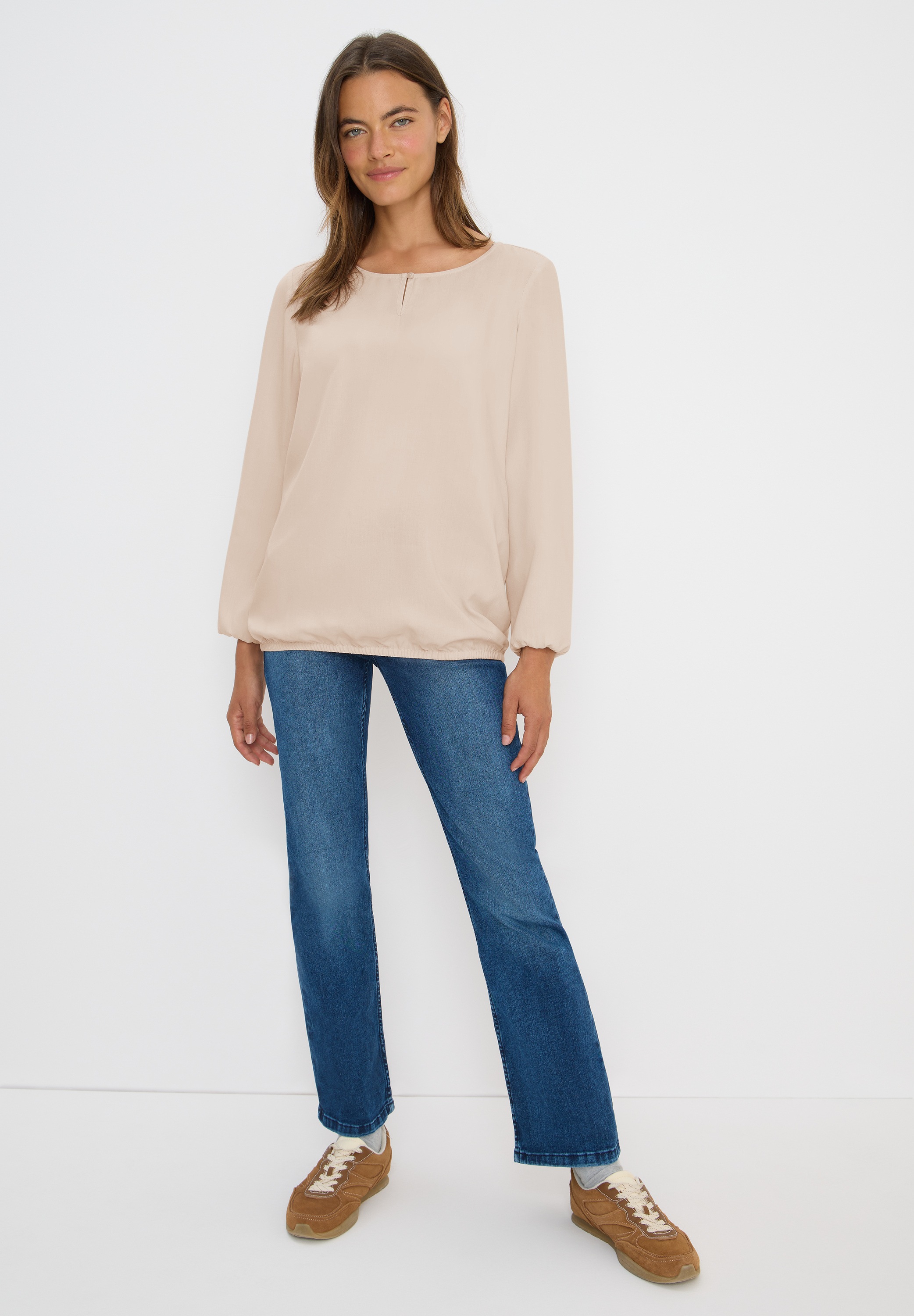 Thumbnail - Cecil Langarmbluse aus softer Viskose