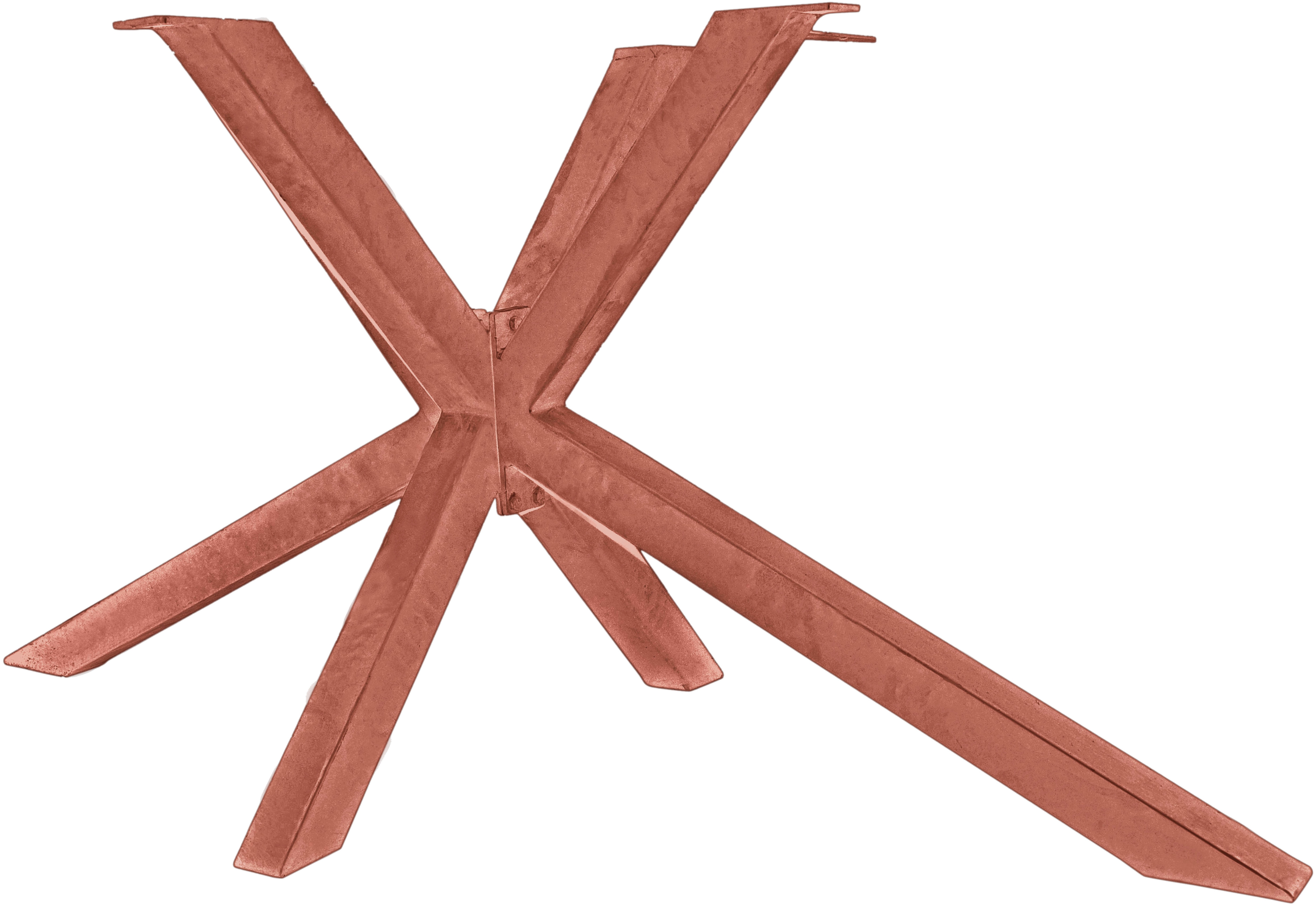 SIT Tischbein "Sanremo aus Eisen – sternförmiges Design – außergewöhnlicher Look" 1 Stk. tlg. Sternförmiger Tischplattenträger für Platten von 160–240 cm