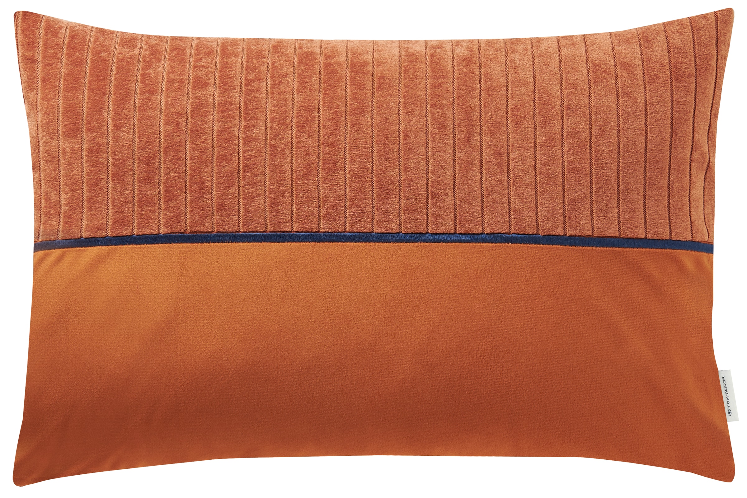 TOM TAILOR HOME Kissenhülle "Cord" mit Stickerei günstig online kaufen