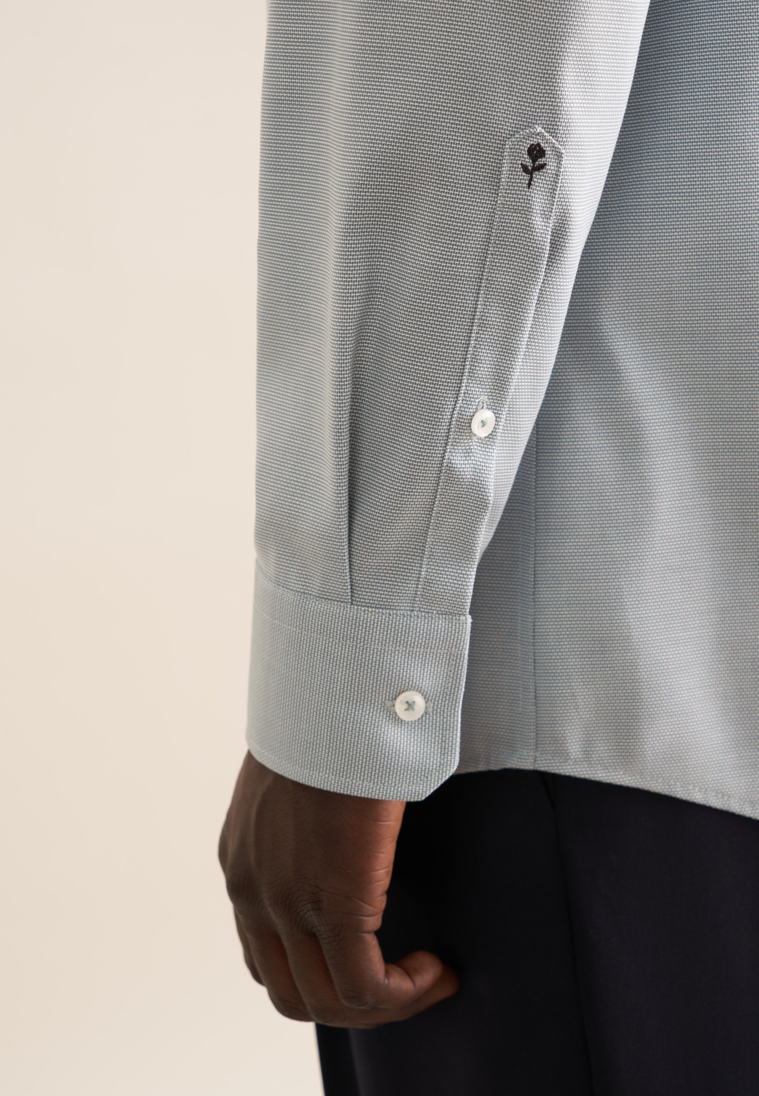 seidensticker Businesshemd »Regular« Regular 1/1 Kentkragen Struktur