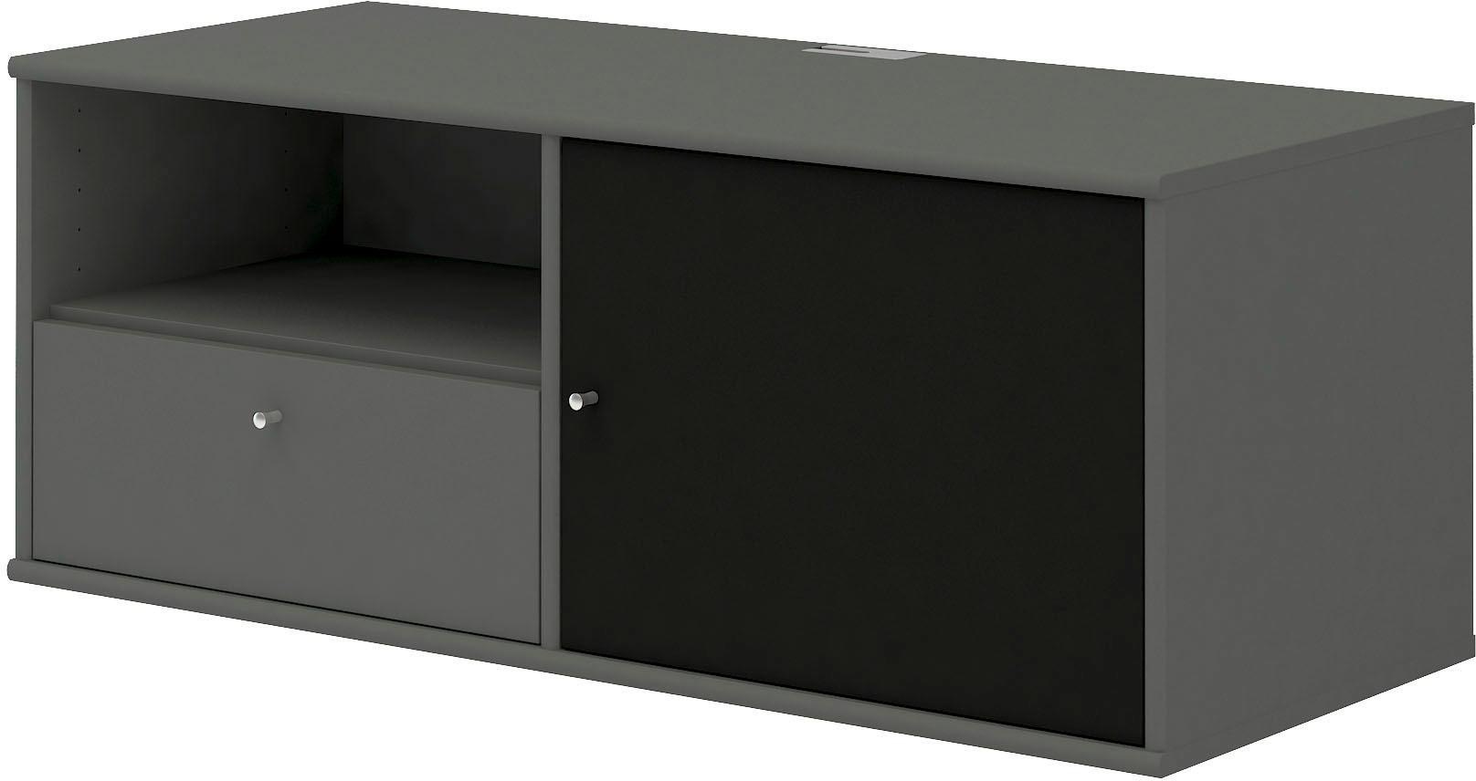 Hammel Furniture TV-Board »Mistral Fernsehschrank, Medienmöbel, Hängend«, mit Tür mit Akustikstoff, Kabeldurchführung, Lowboard, B: 108 cm
