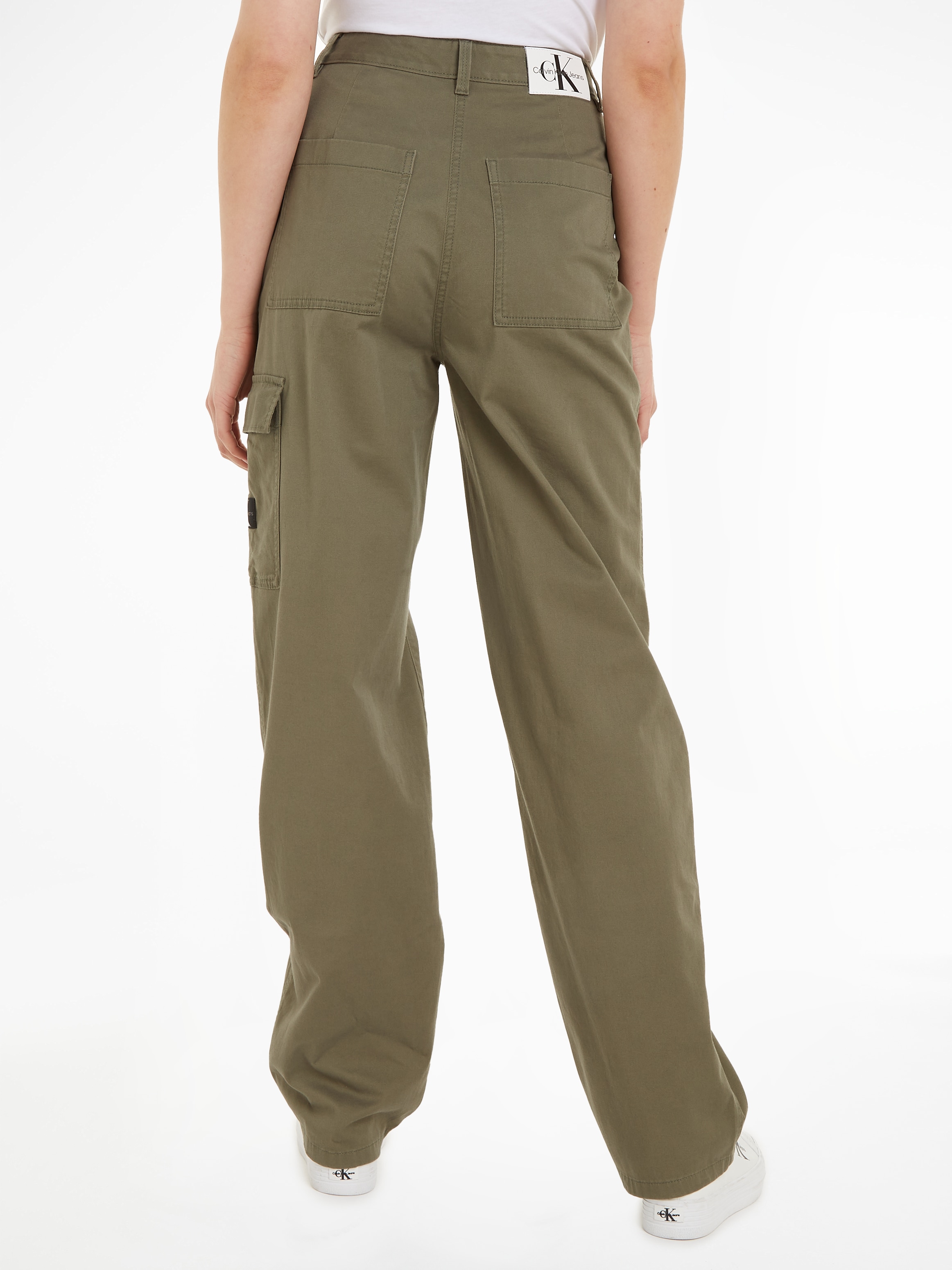 Calvin Klein Jeans Stretch-Hose »STRETCH TWILL HIGH RISE STRAIGHT« kaufen |  BAUR