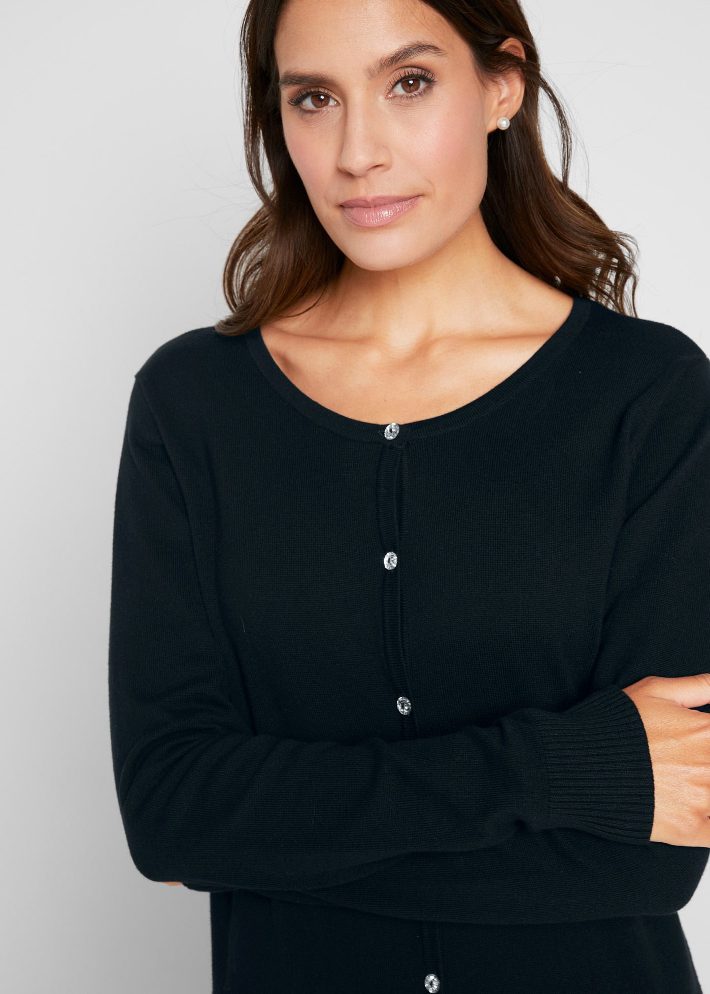 Thumbnail - bonprix Strickjacke "Enge Feinstrickjacke" Enge Feinstrickjacke