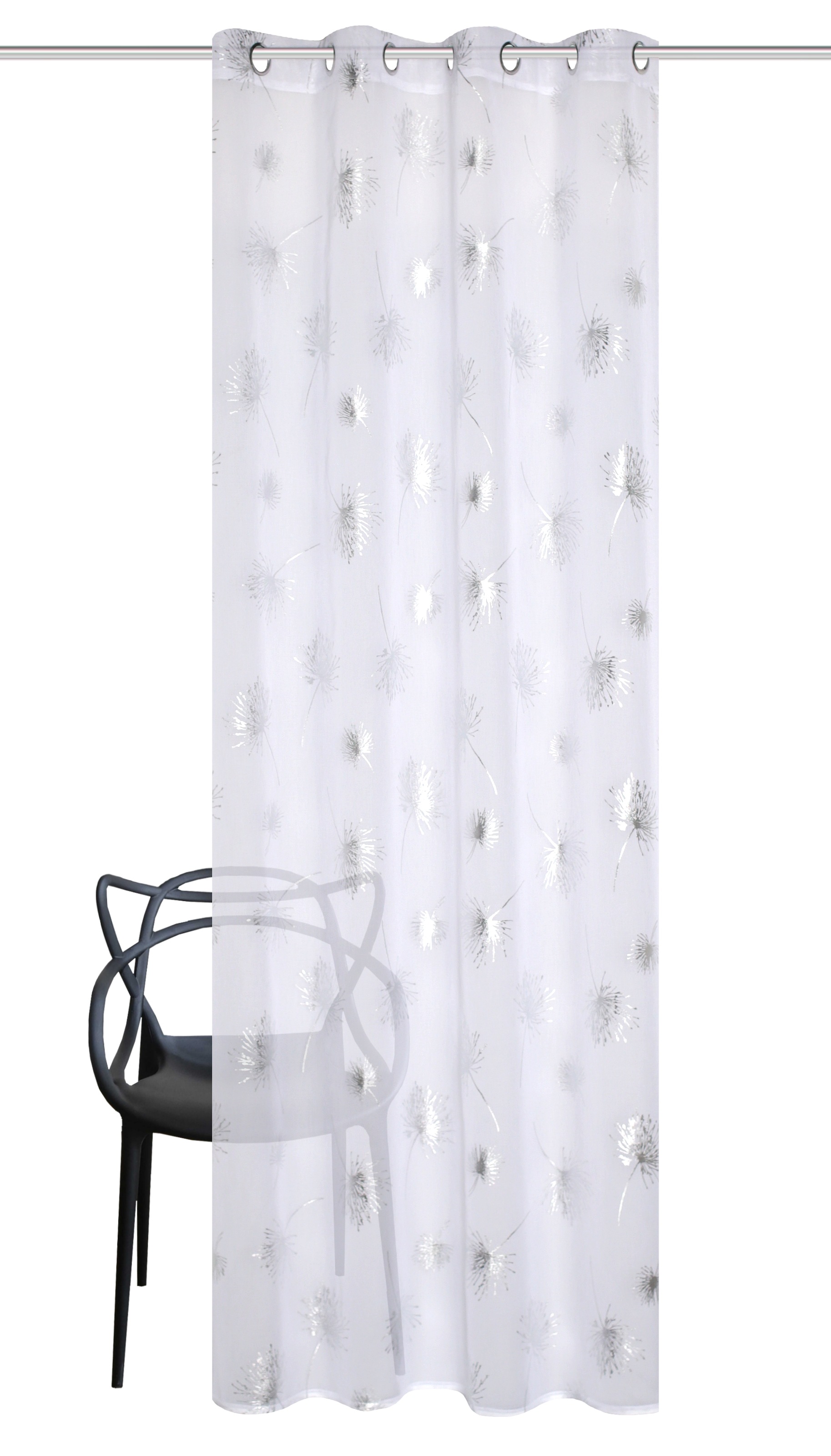 HOME WOHNIDEEN Gardine »MESUT« Ösen 1 Stk. tlg. bedruckt