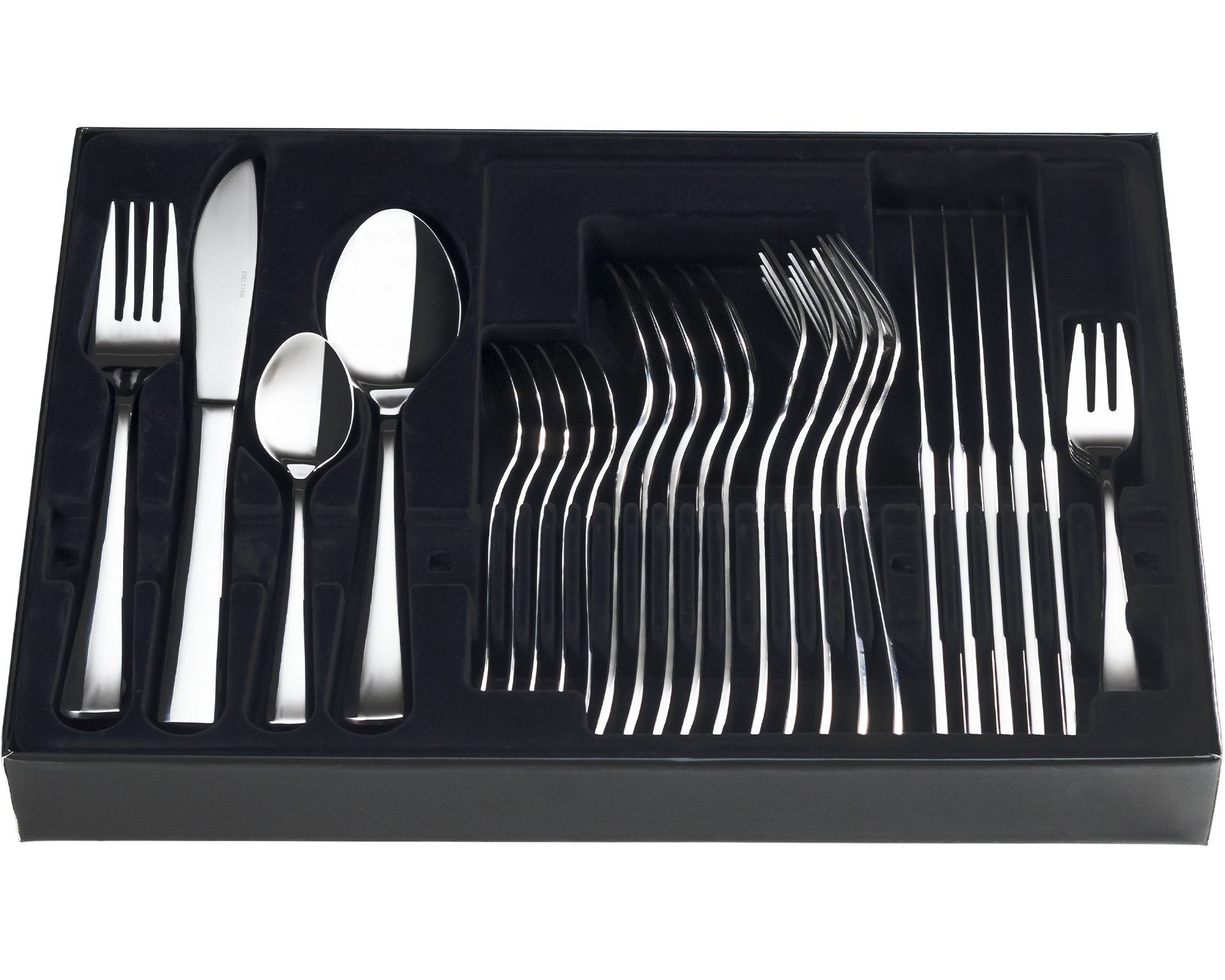 KING Besteck-Set »»Madrid«« 3 mm, Edelstahl 18/10, inkl. Besteck-Etui, für 6 Personen