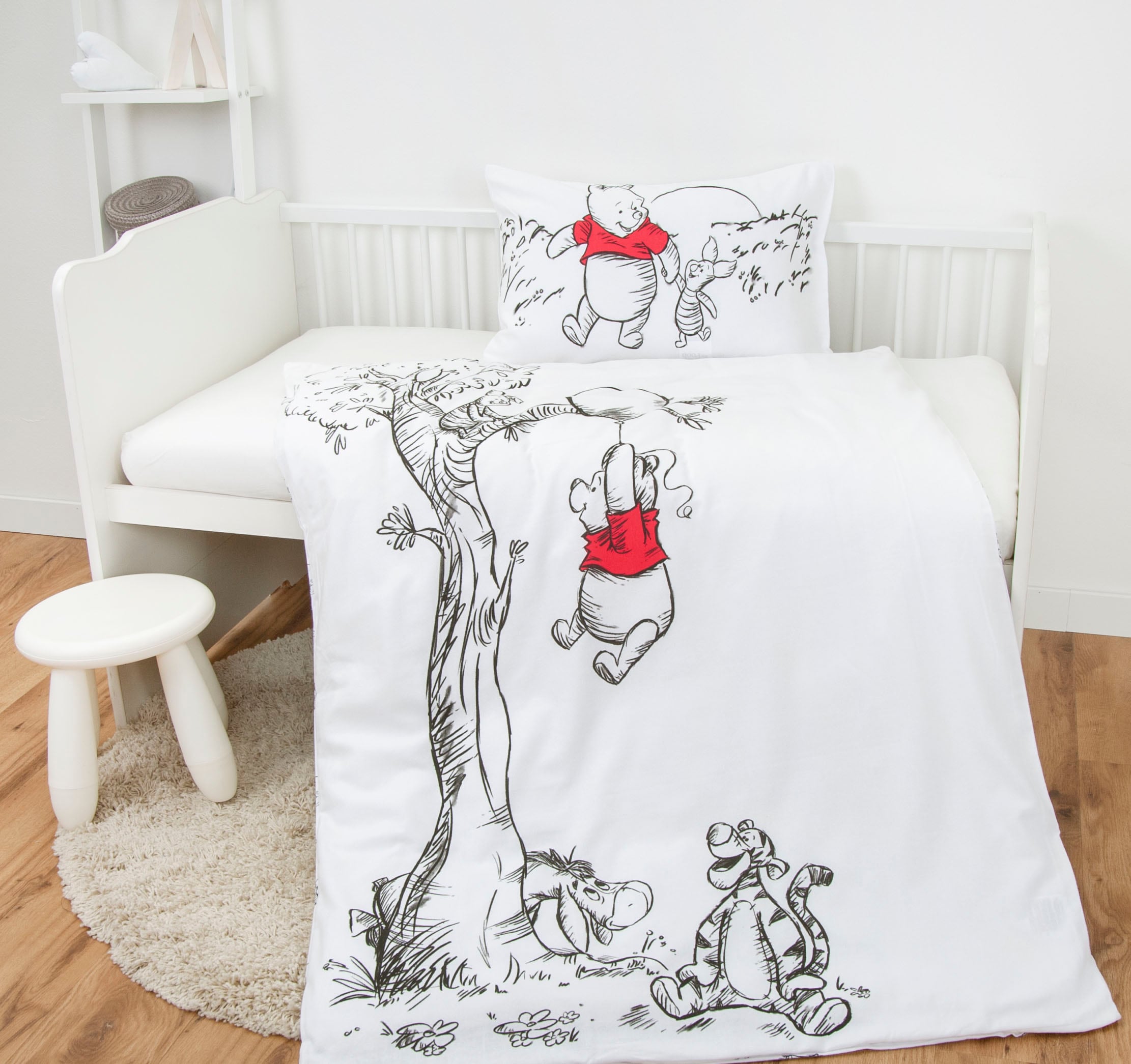 Disney Babybettwäsche »Disney´s Winnie Pooh«, mit liebevollem Motiv