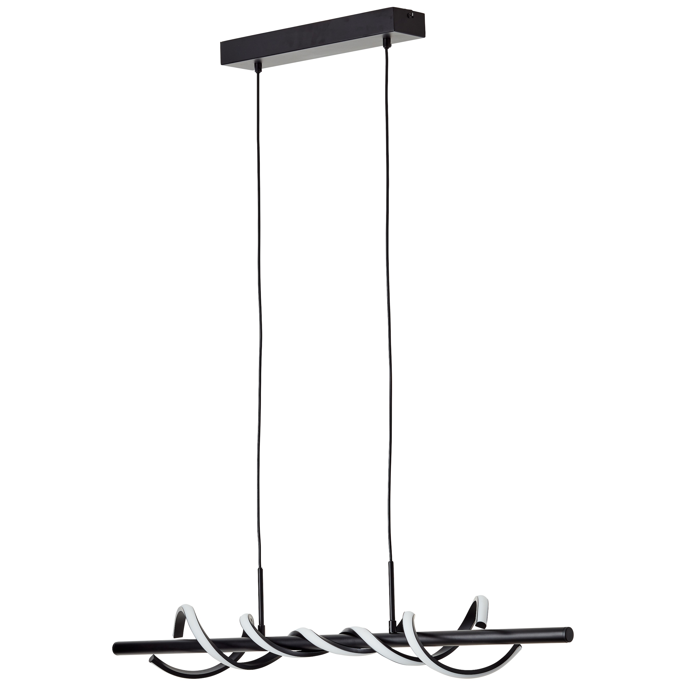 Brilliant LED Pendelleuchte »Amalie«, Höhe 150 cm, 2600 lm, kürzbar, Metall/Kunststoff, schwarz