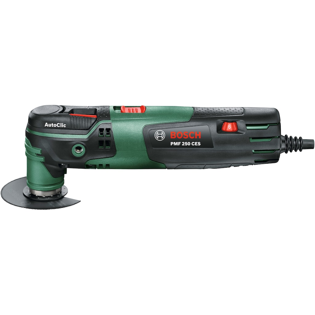 Bosch Home & Garden Elektro-Multifunktionswerkzeug »PMF 250 CES«, (Set)