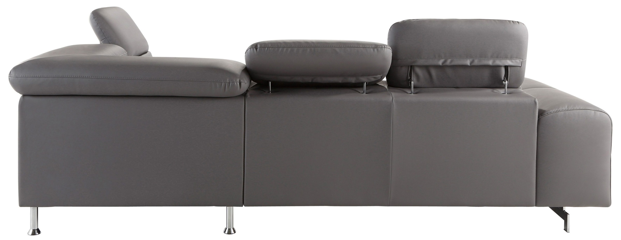 COTTA Polstergarnitur »Chef L-Form« Set,  Set bestehend aus: Ecksofa mit Kopfteilverstellung & Hocker