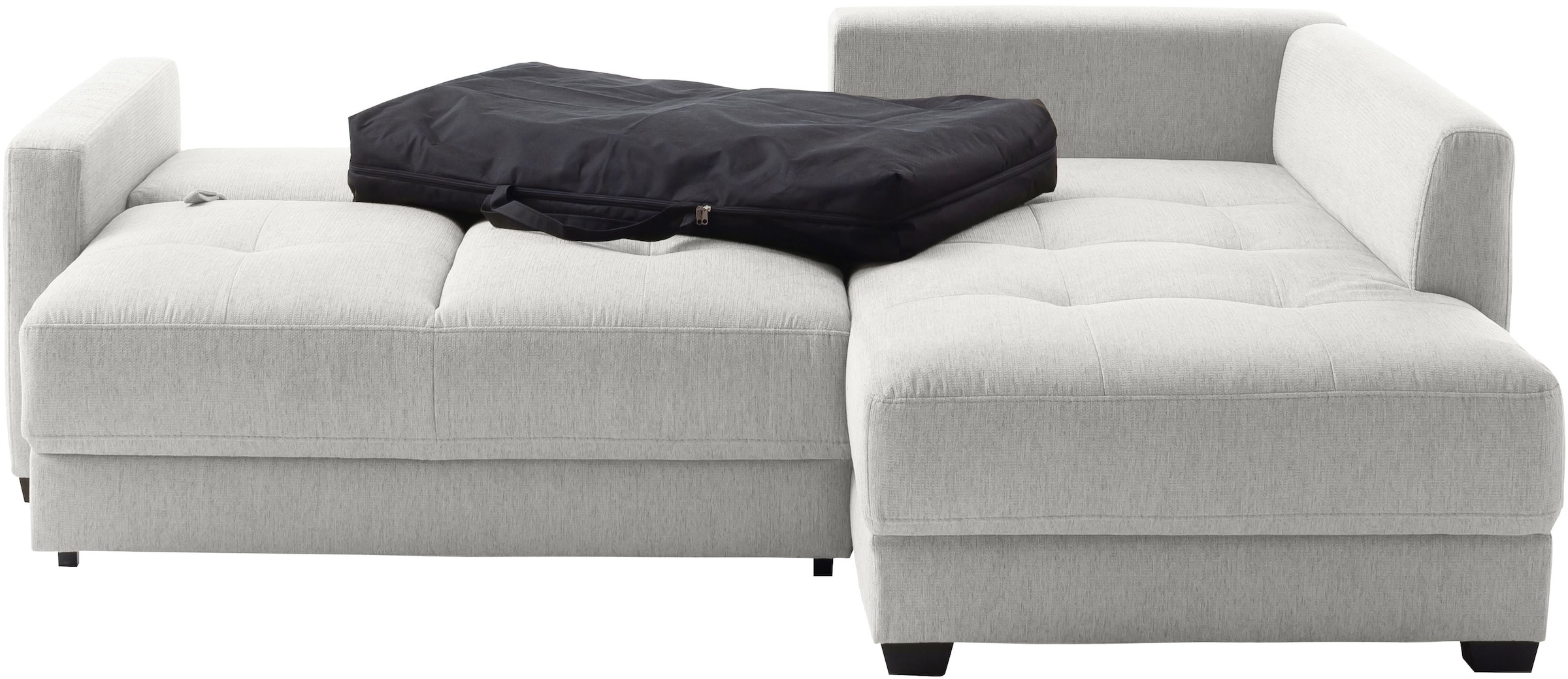 Mr. Couch Ecksofa »Pierre, L-Form mit BoxSpring«, Mit Boxpring-Taschenfederkern