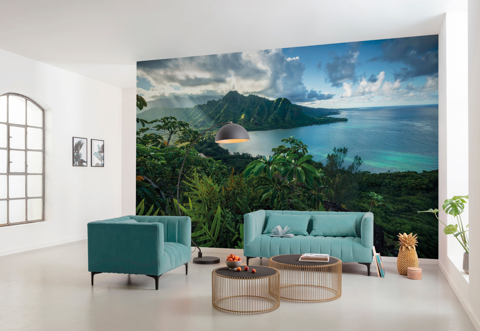 Komar Vliestapete »Digitaldruck Vlies -  Jurassic Island - Größe 450 x 280 cm« bedruckt glatt Wohnzimmer, Schlafzimmer