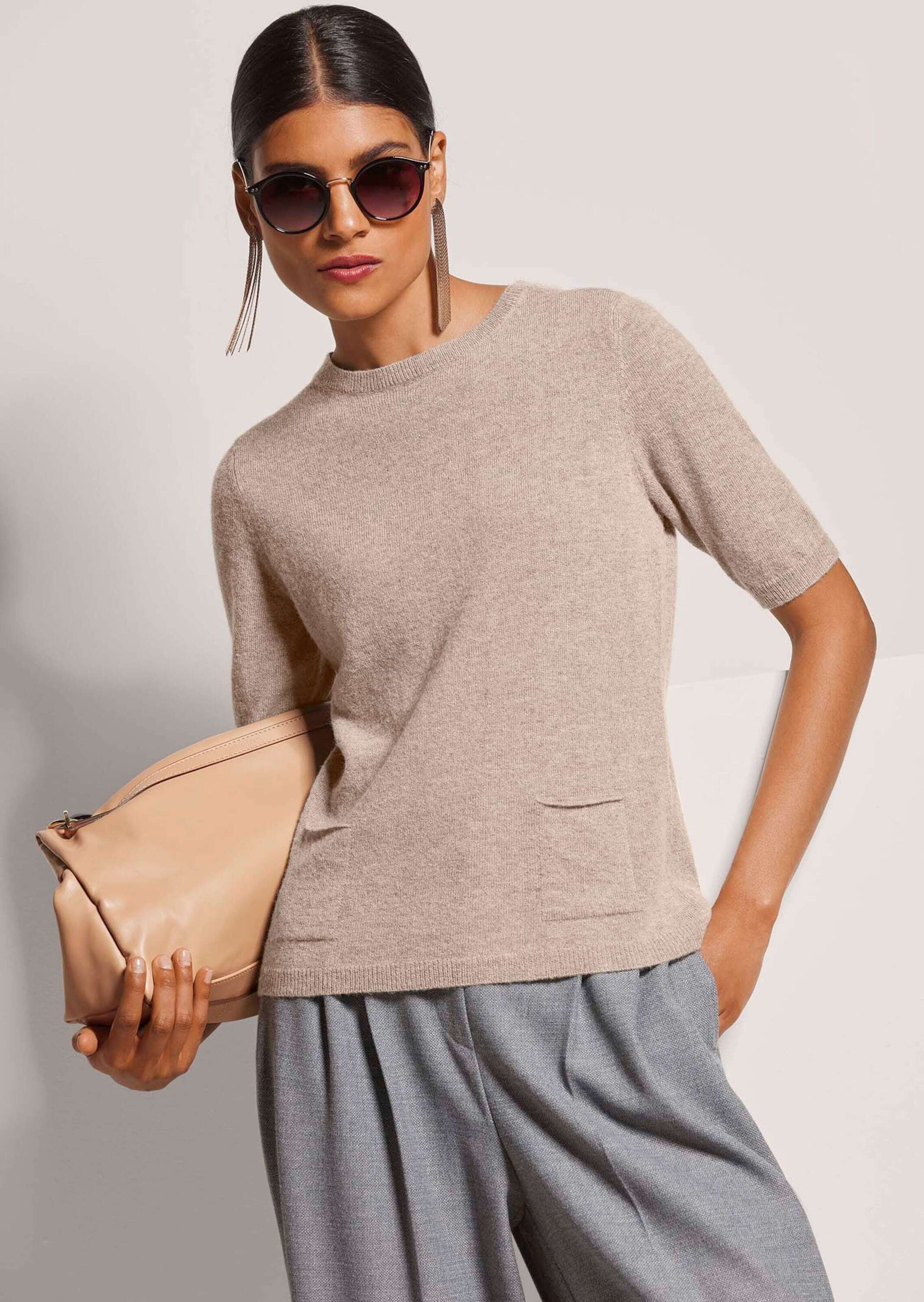 MADELEINE Longpullover »Kaschmirpullover Feinstrickpullover mit Kaschmiranteil«