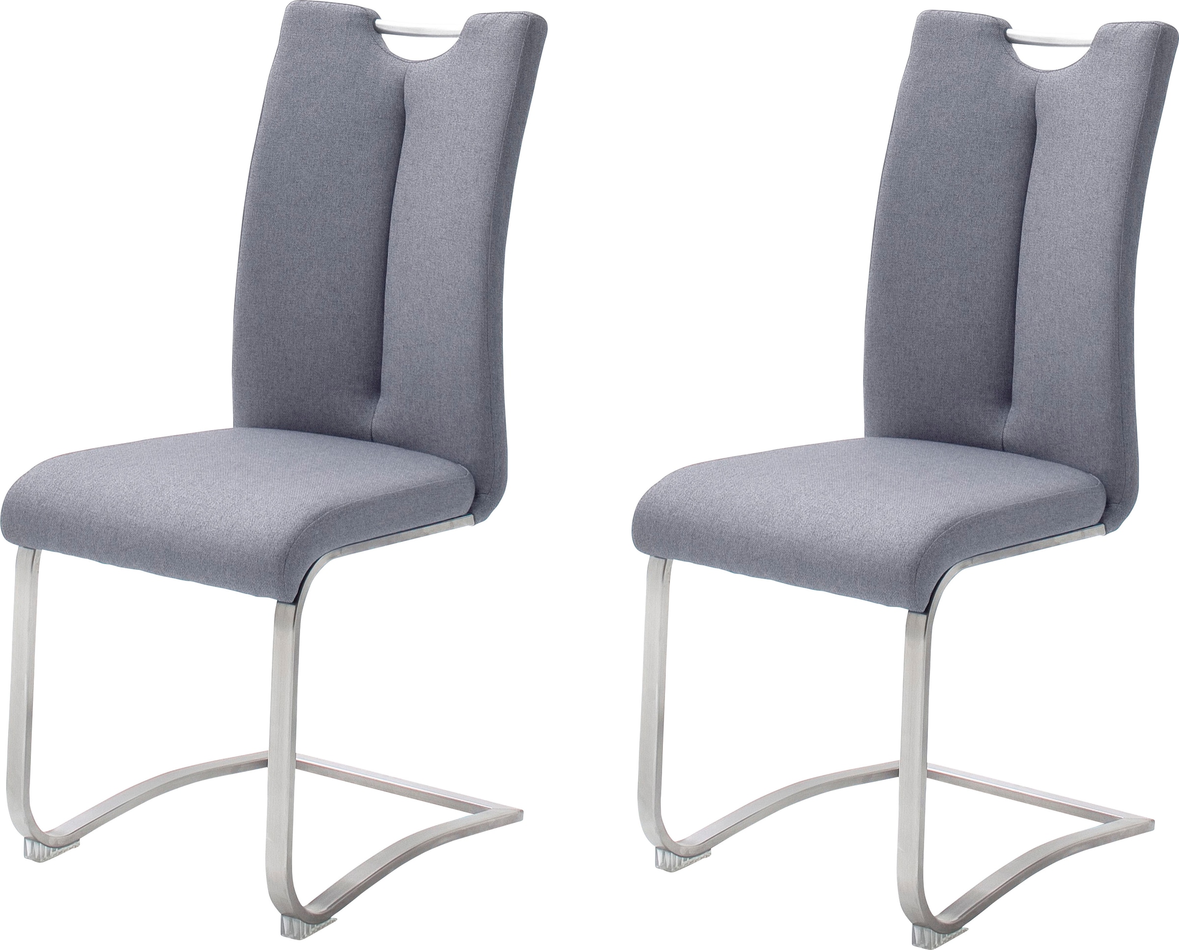 MCA furniture Freischwinger »Artos XL«, (Set), 2 St., 2-er Set, Stuhl mit  Griffloch, belastbarkeit bis 140 kg kaufen | BAUR