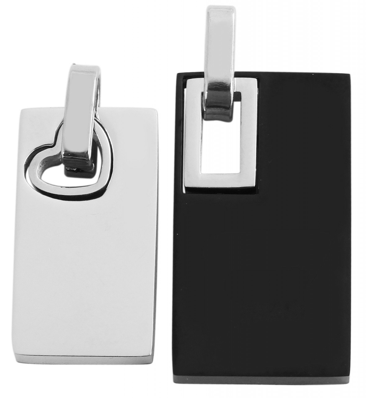 Adelia's Stainless Steel Pendant Black