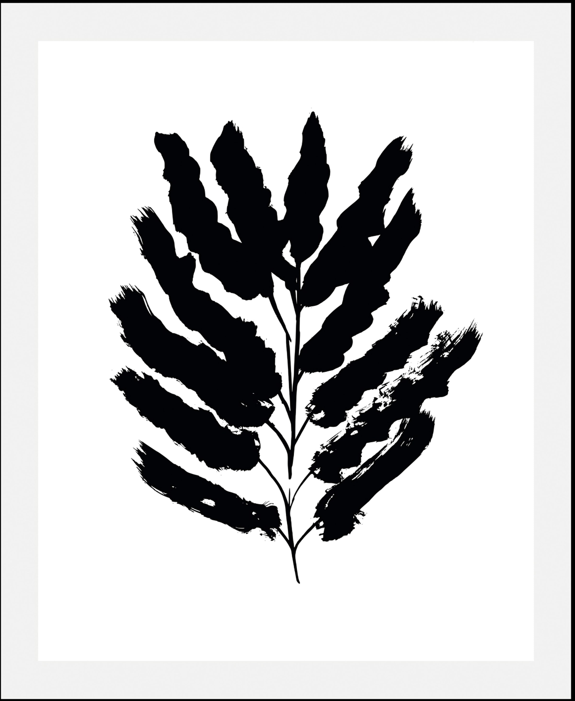 queence Bild "Holle" Art  Blumen  Kunst  Pflanzen  Pflanzenbilder  Schwarz- günstig online kaufen