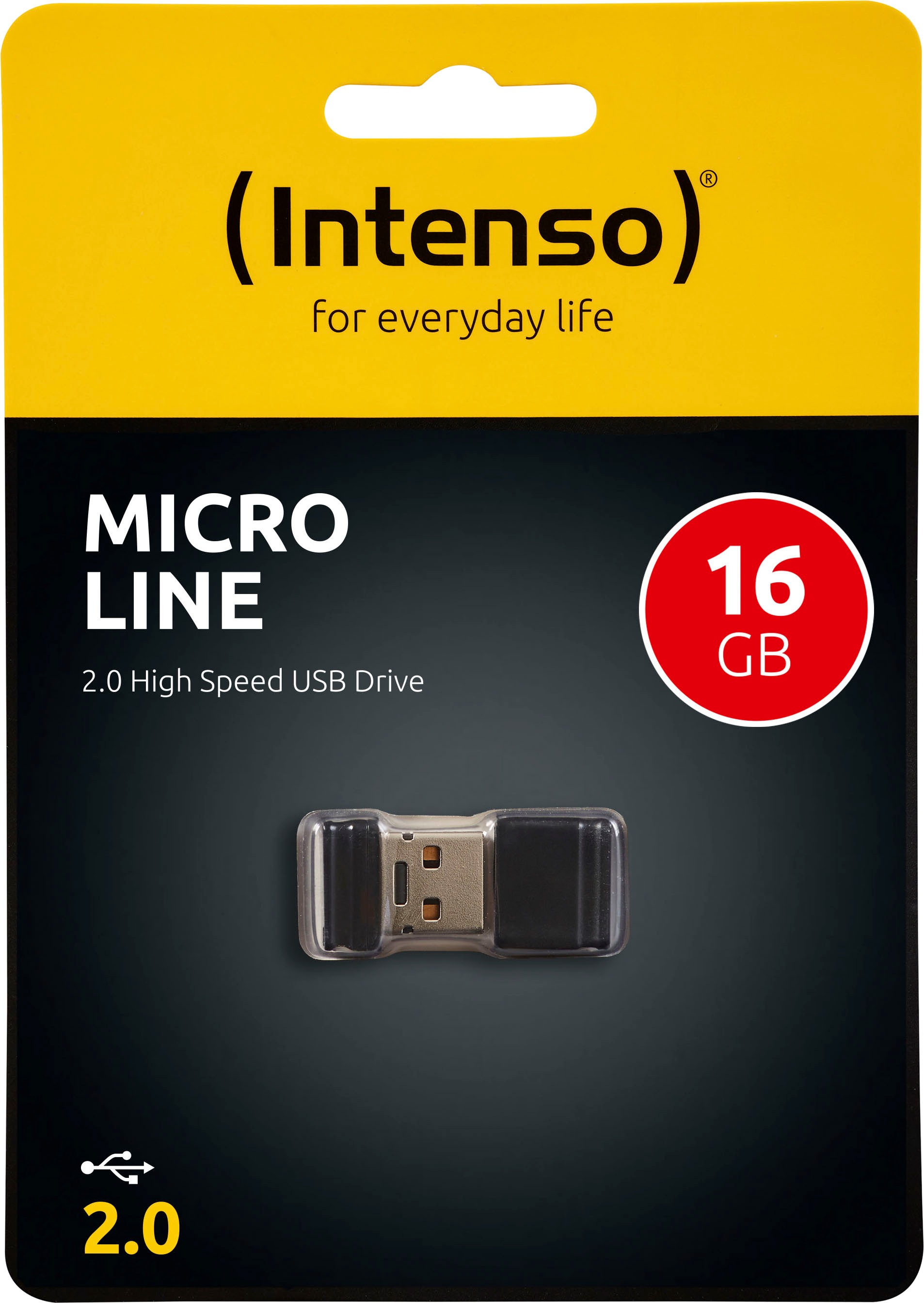 Intenso USB-Stick »Micro Line«, (Lesegeschwindigkeit 16,5 MB/s)
