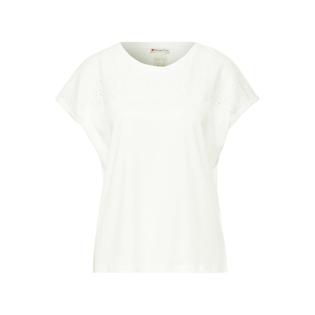 STREET ONE Shirttop, mit Stickerei