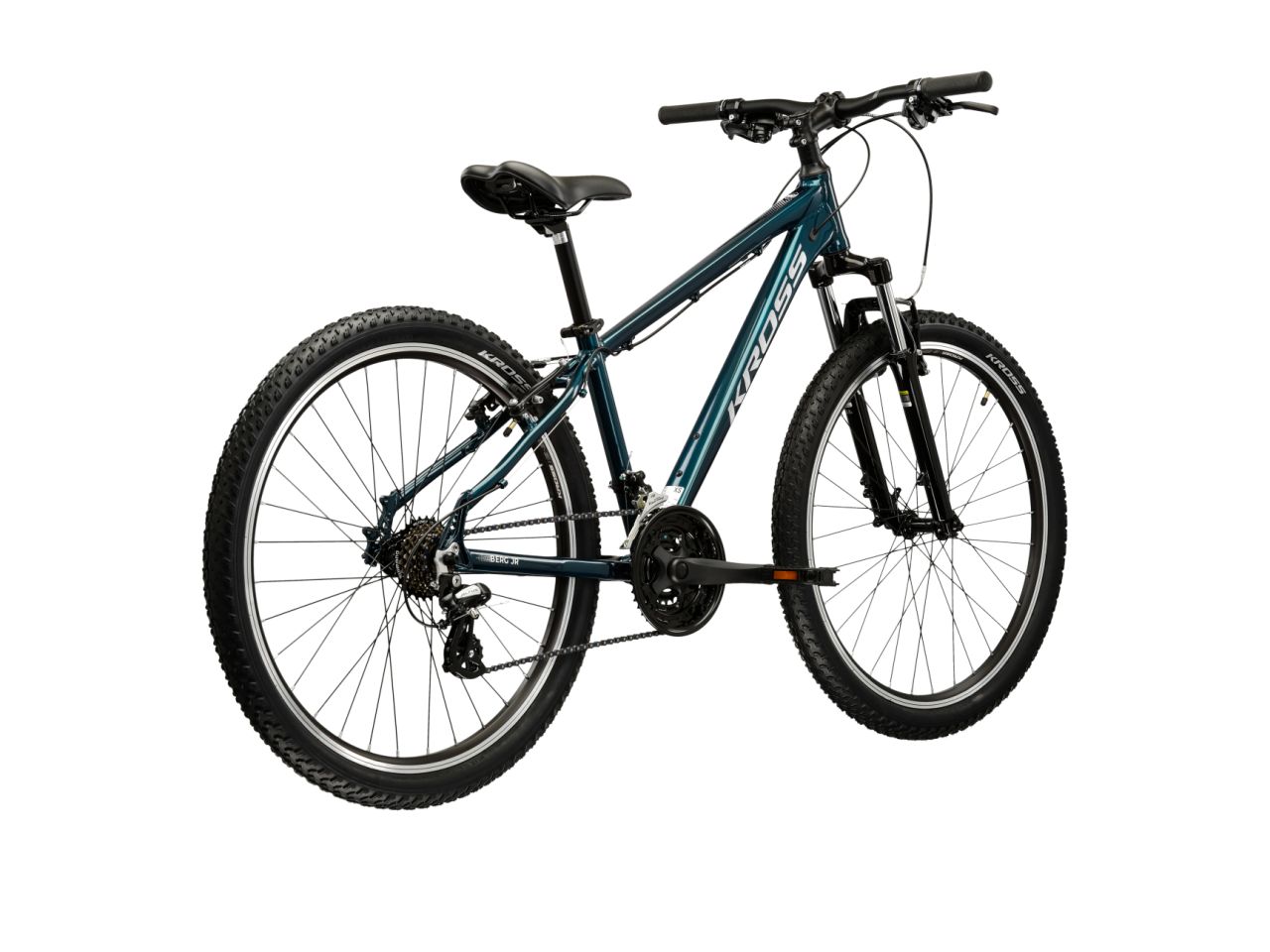 Thumbnail - Kross Kinderfahrrad "KROSS Kinderad 26" Berg JR türkis 21 Gänge" 21 Gang Shimano Altus M310 Schaltwerk Kettenschaltung