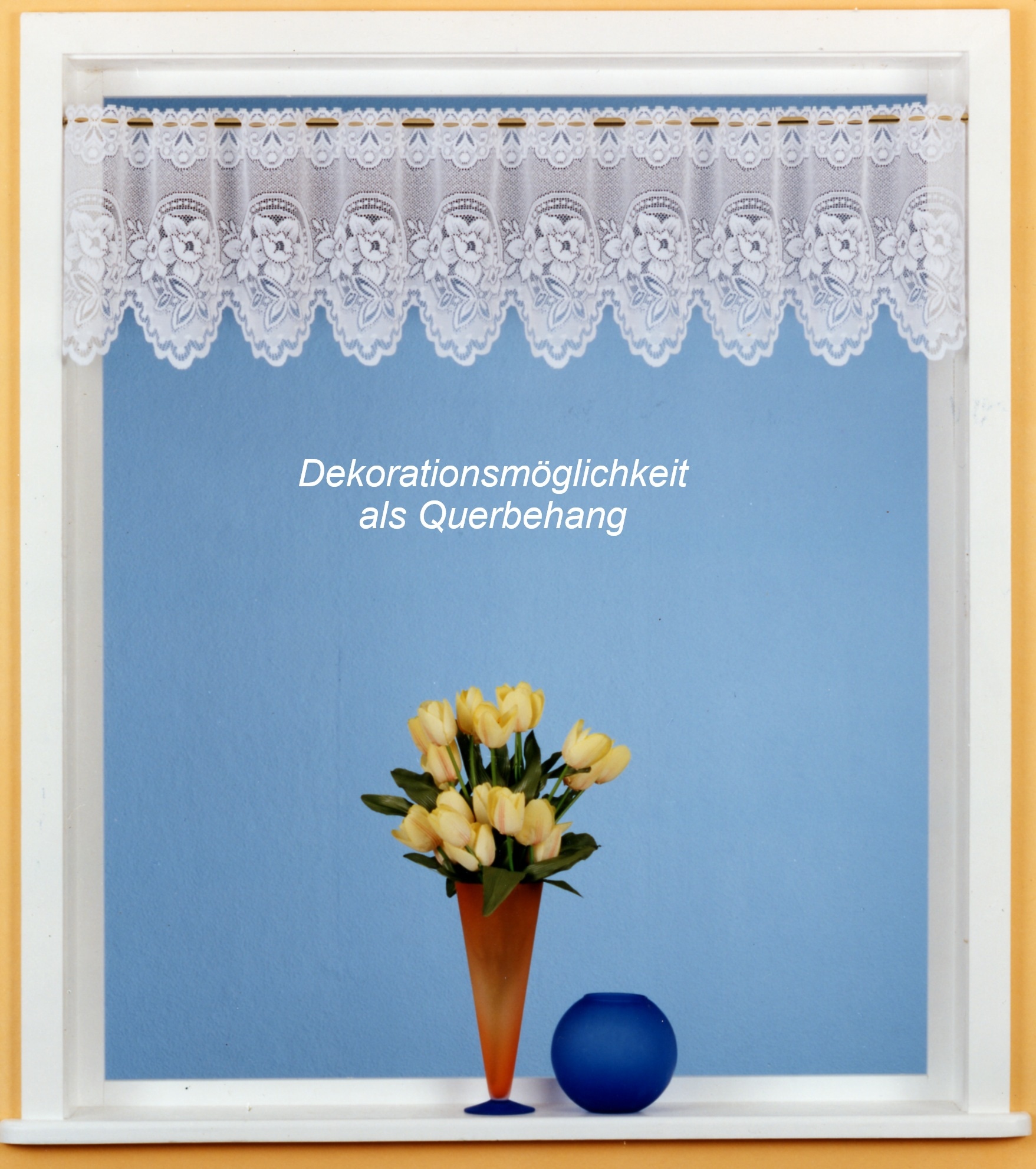 Weckbrodt Scheibengardine »Ella«, (1 St.), Bistro, Gardine, Store, floral