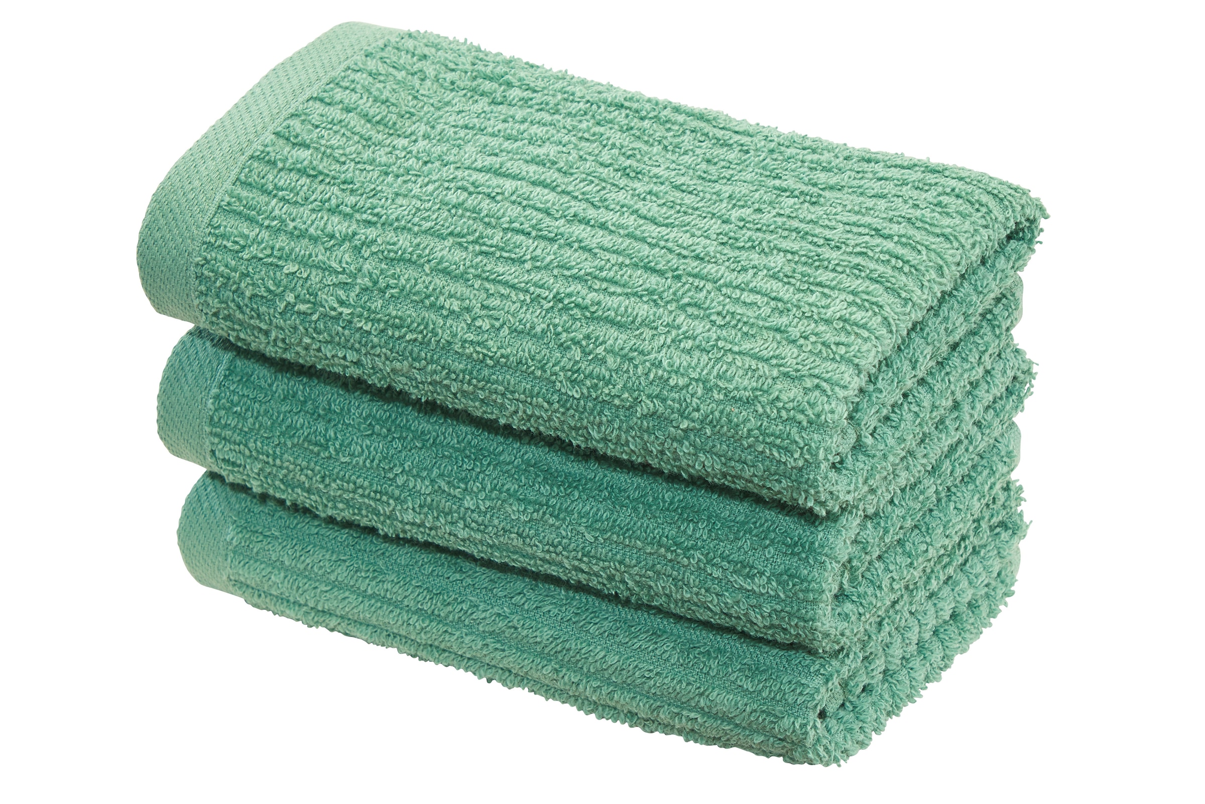OTTO home Gaestehandtuecher "Riva, 30x50, Premium Handtücher, 500 gr/m²" Hoch-Tief-Struktur, Streifen, weich, 5 Jahre Garantie