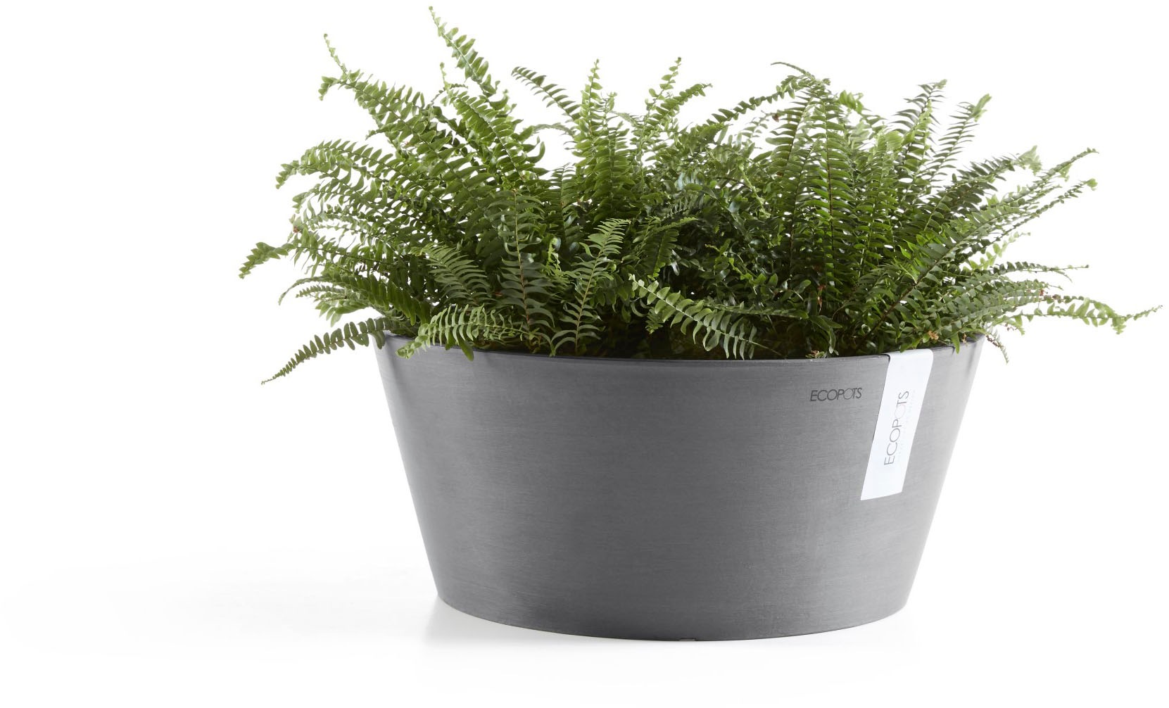 ECOPOTS Blumentopf »FRANKFURT Grey« BxTxH: 30,5x30,5x15 cm