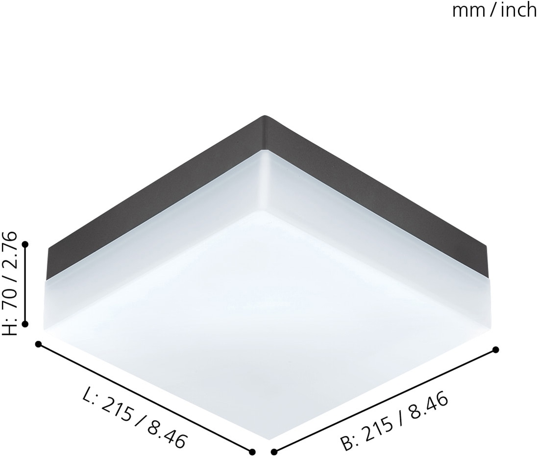 EGLO LED Außen-Deckenleuchte »SONELLA«, 1 flammig, Leuchtmittel LED-Board | LED fest integriert, LED tauschbar