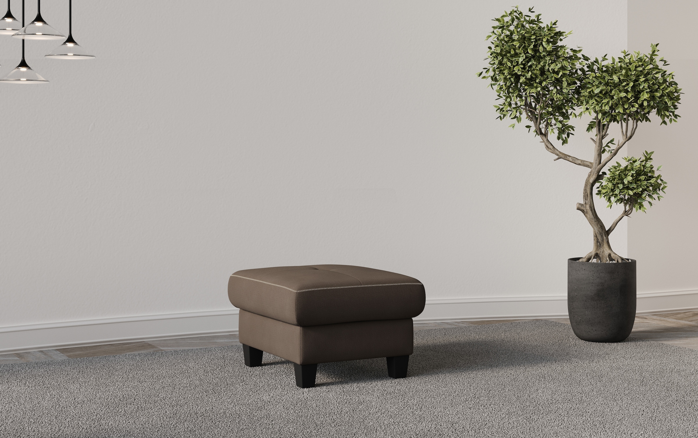 Home affaire Polsterhocker "Varese" günstig online kaufen