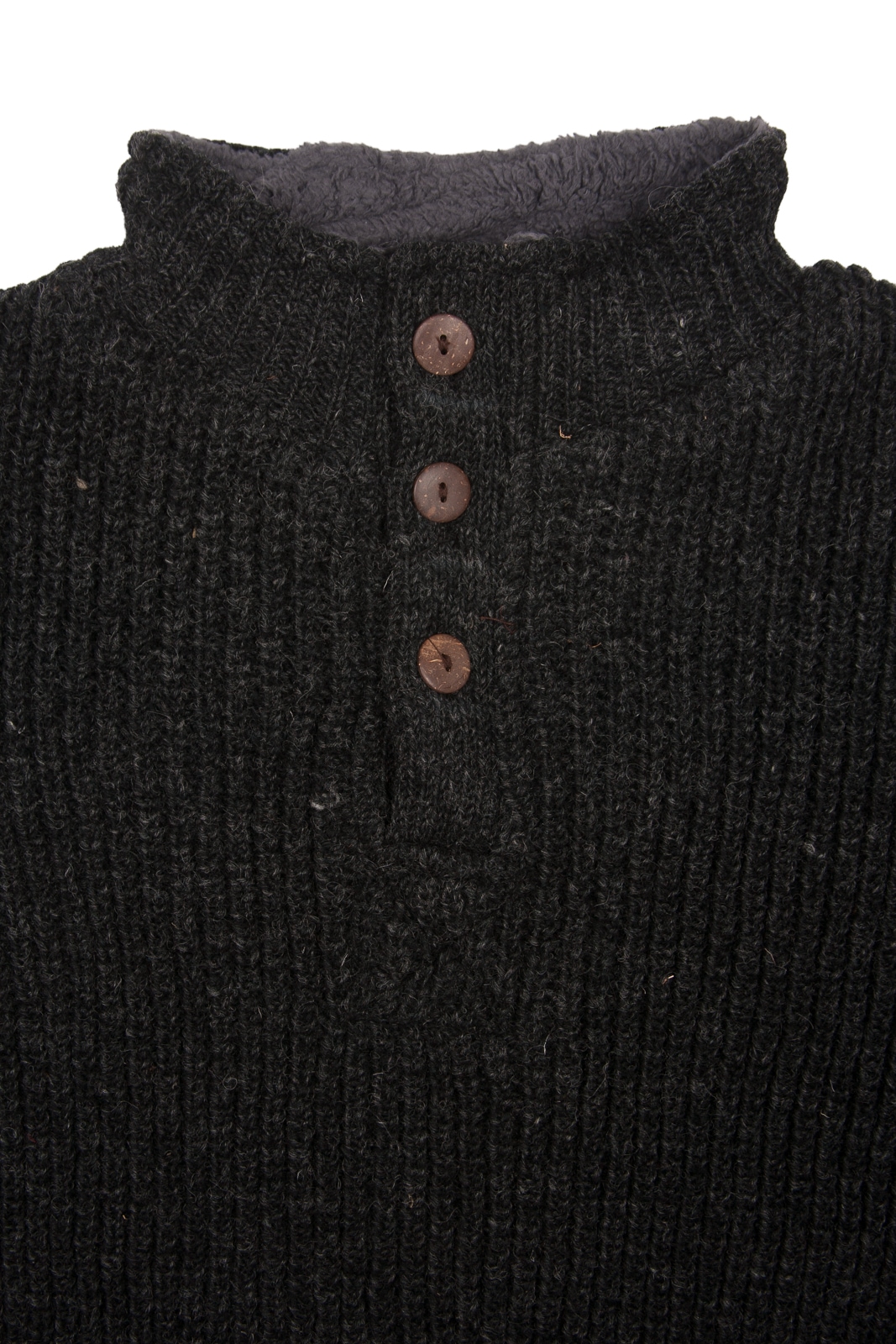 DEPROC Active Strickfleecejacke »Wollpullover mit Fleece ELKFORD MEN«