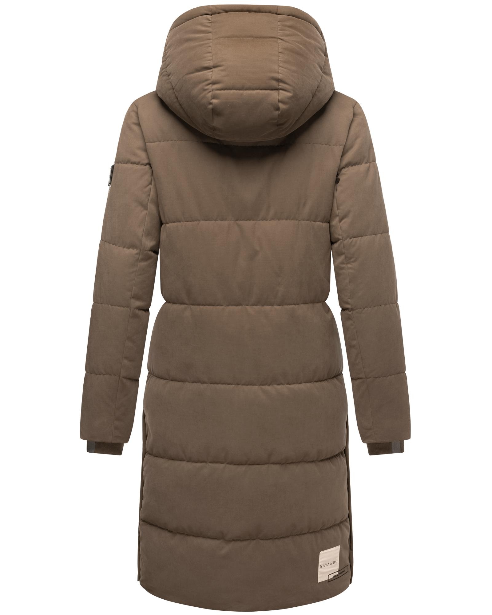 Navahoo Wintermantel »Wintertanz 14«, modischer Damen Steppmantel mit hohem Kragen