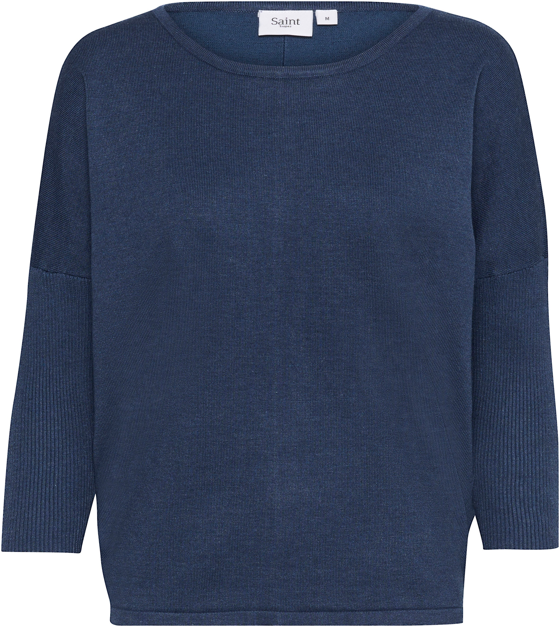Saint Tropez Rundhalspullover »A2561, MilaSZ R-Neck«