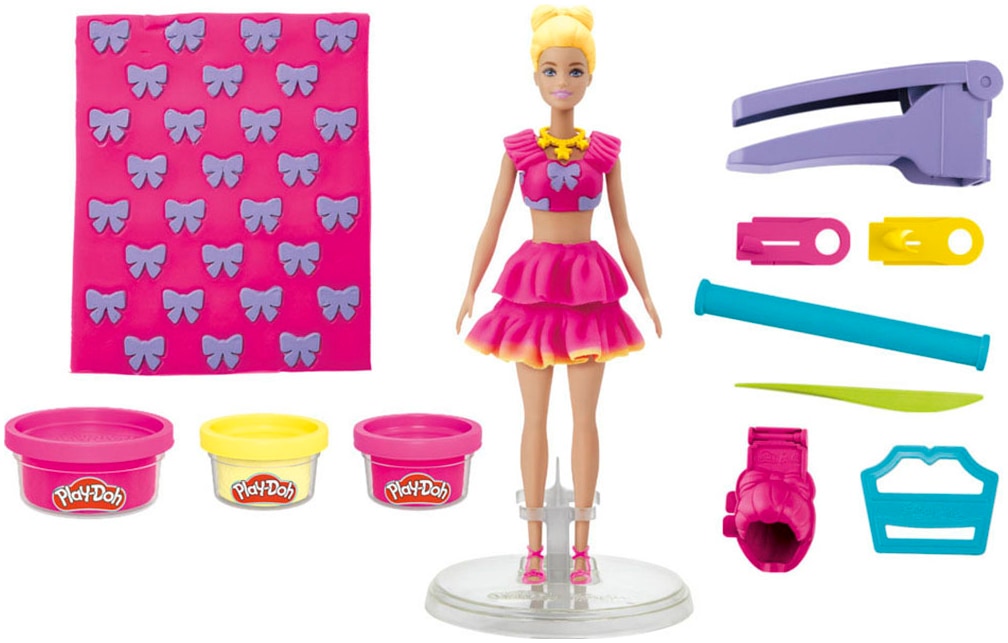 Hasbro Knetform-Set »Play-Doh Barbie Rüschen & Schleifen«