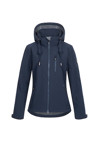 Softshelljacke »PEAK CREEK WOMEN«, mit abnehmbarer Kapuze