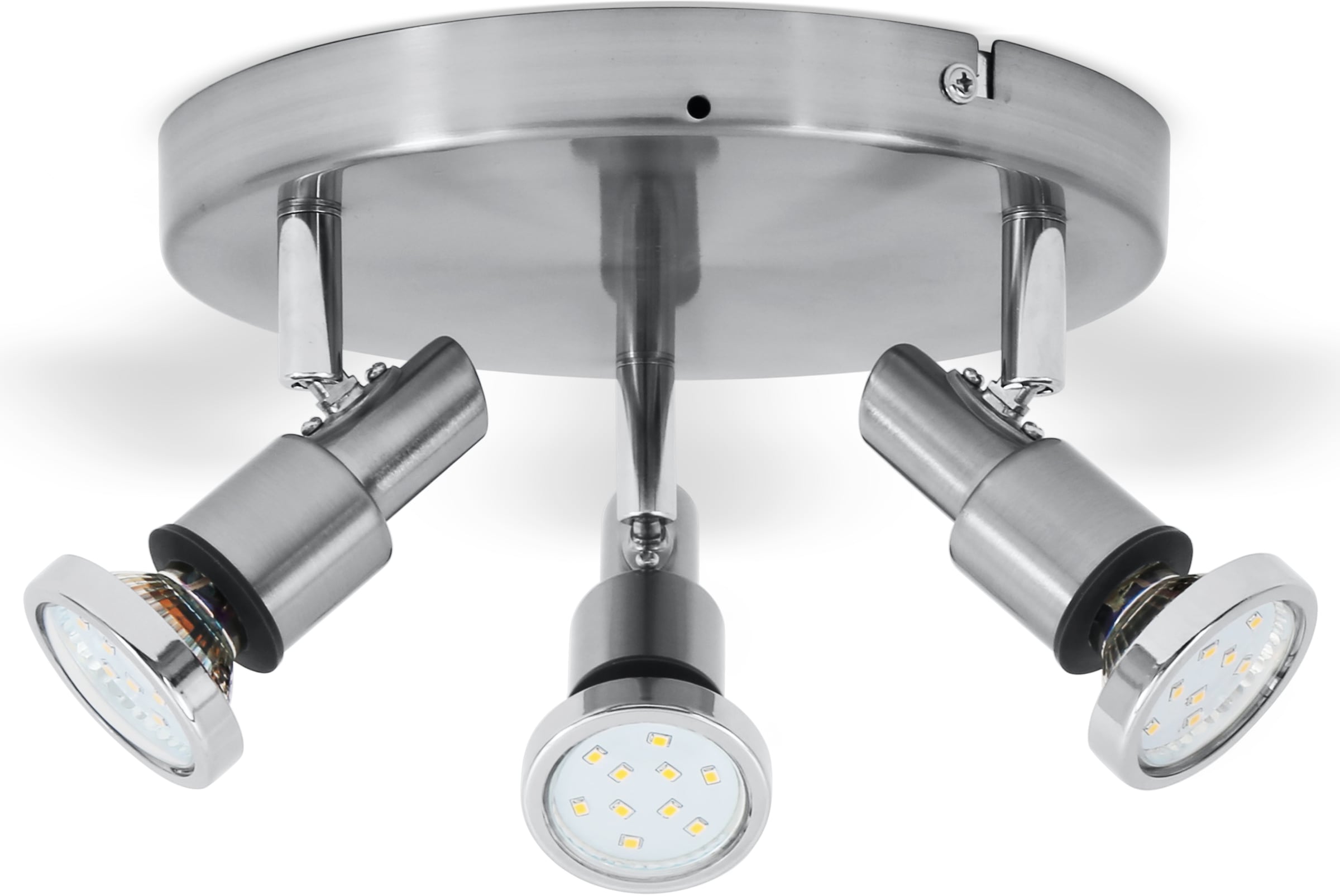 3 Deckenleuchte | GU10 LED Deckenstrahler Badlampe »Aurel«, B.K.Licht Badezimmer IP44 BAUR flammig-flammig, LED Lampe Deckenspot
