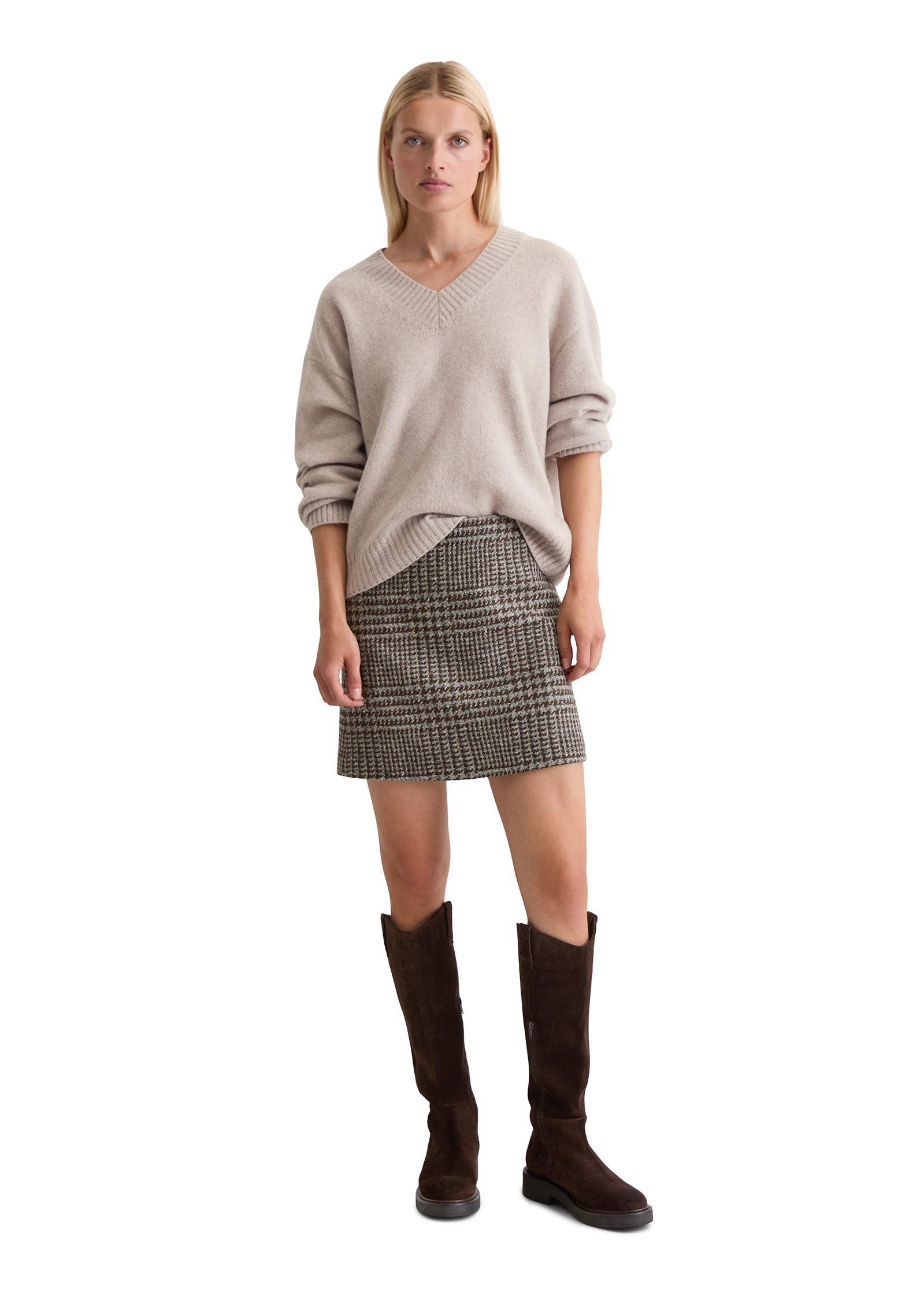 Marc O'Polo Webrock »aus Wolle-Mix«