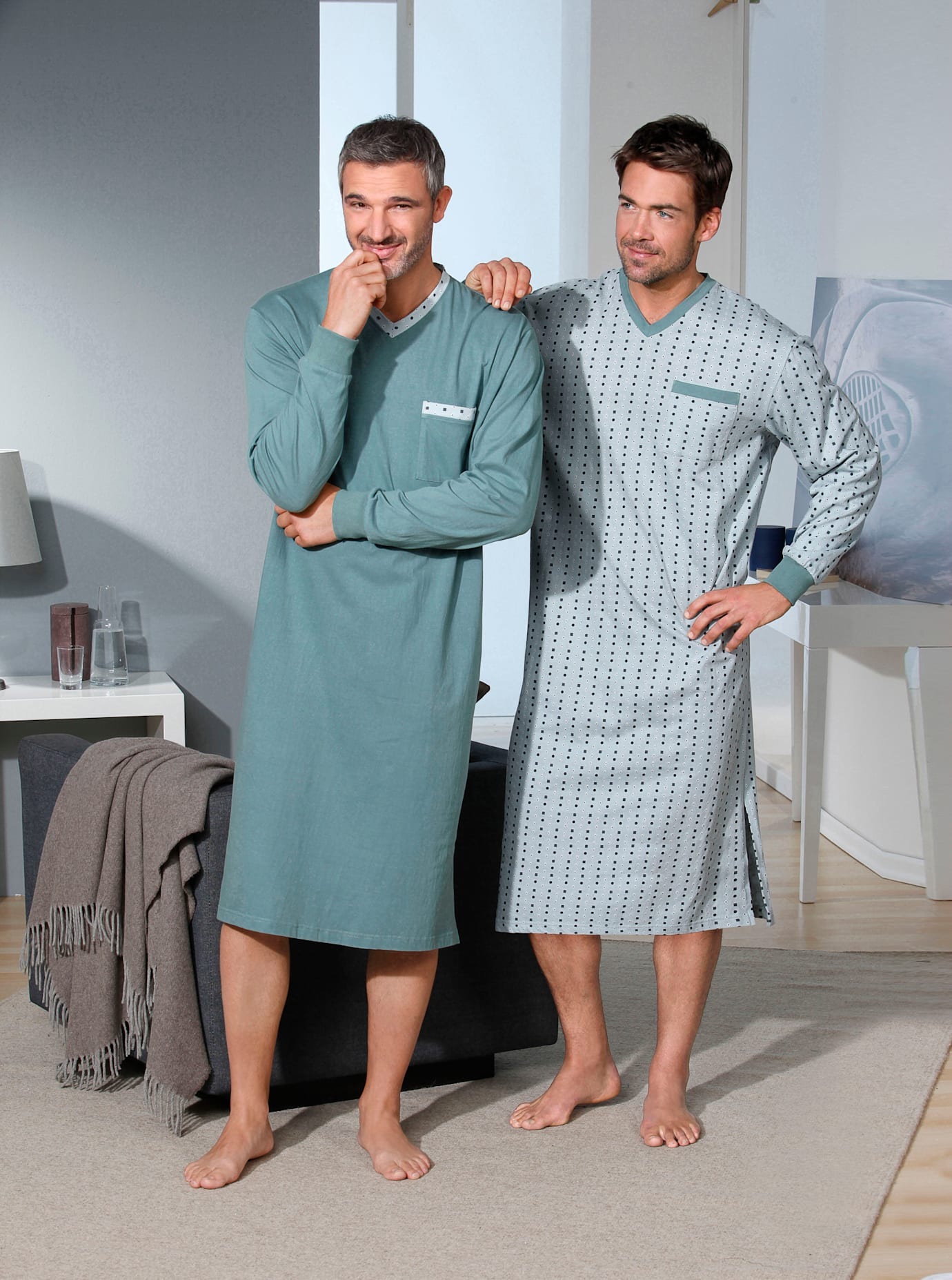 Kings Club Nachthemd "Nachthemden" Brusttasche günstig online kaufen