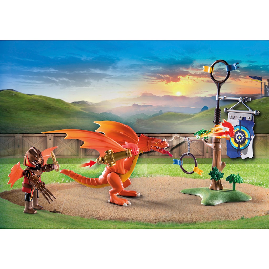 Playmobil® Konstruktions-Spielset »Novelmore vs. Burnham Raiders - Turnierplatz (71210), Novelmore«, (92 St.)