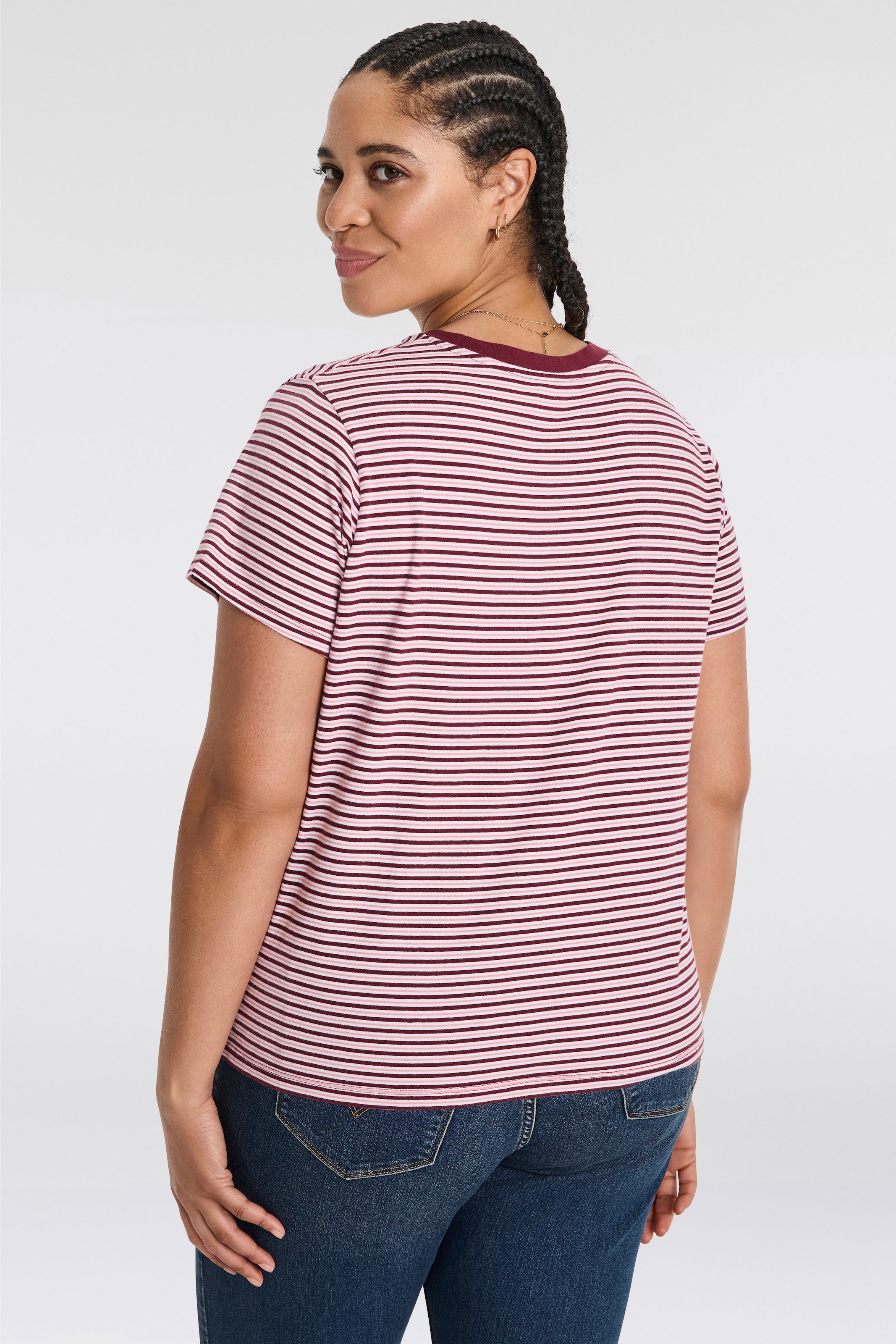 Levi's® Plus T-Shirt »PL THE PERFECT«, im Streifendesign