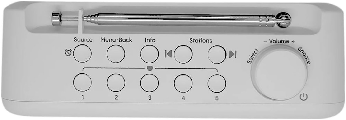 Pure Digitalradio (DAB+) »Elan One« (Bluetooth Digitalradio (DAB+) | FM-Tuner 1,5 W)