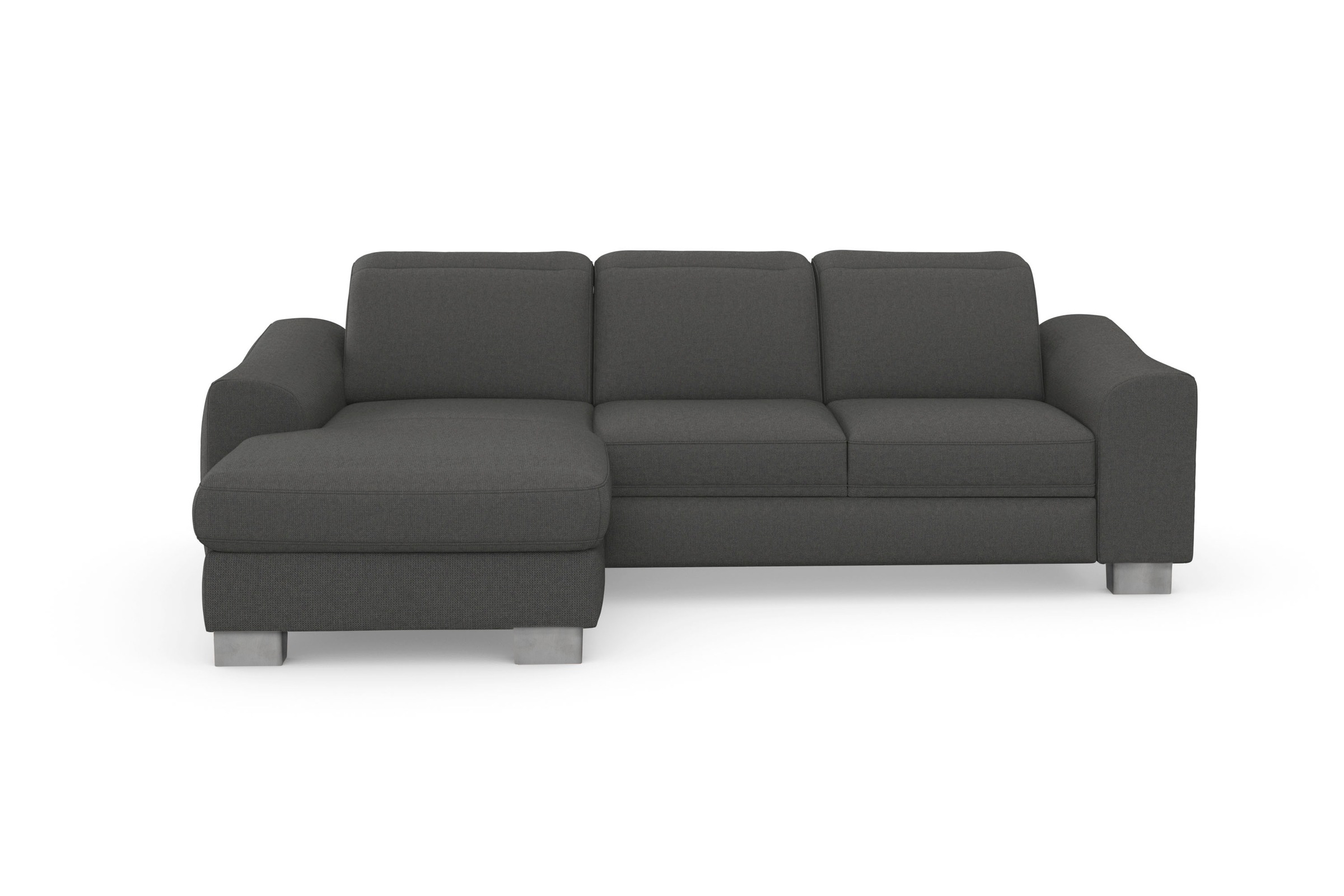 sit&more Ecksofa "Dundee L-Form", mit Federkern und Edelstahlfüßen, wahlwei günstig online kaufen