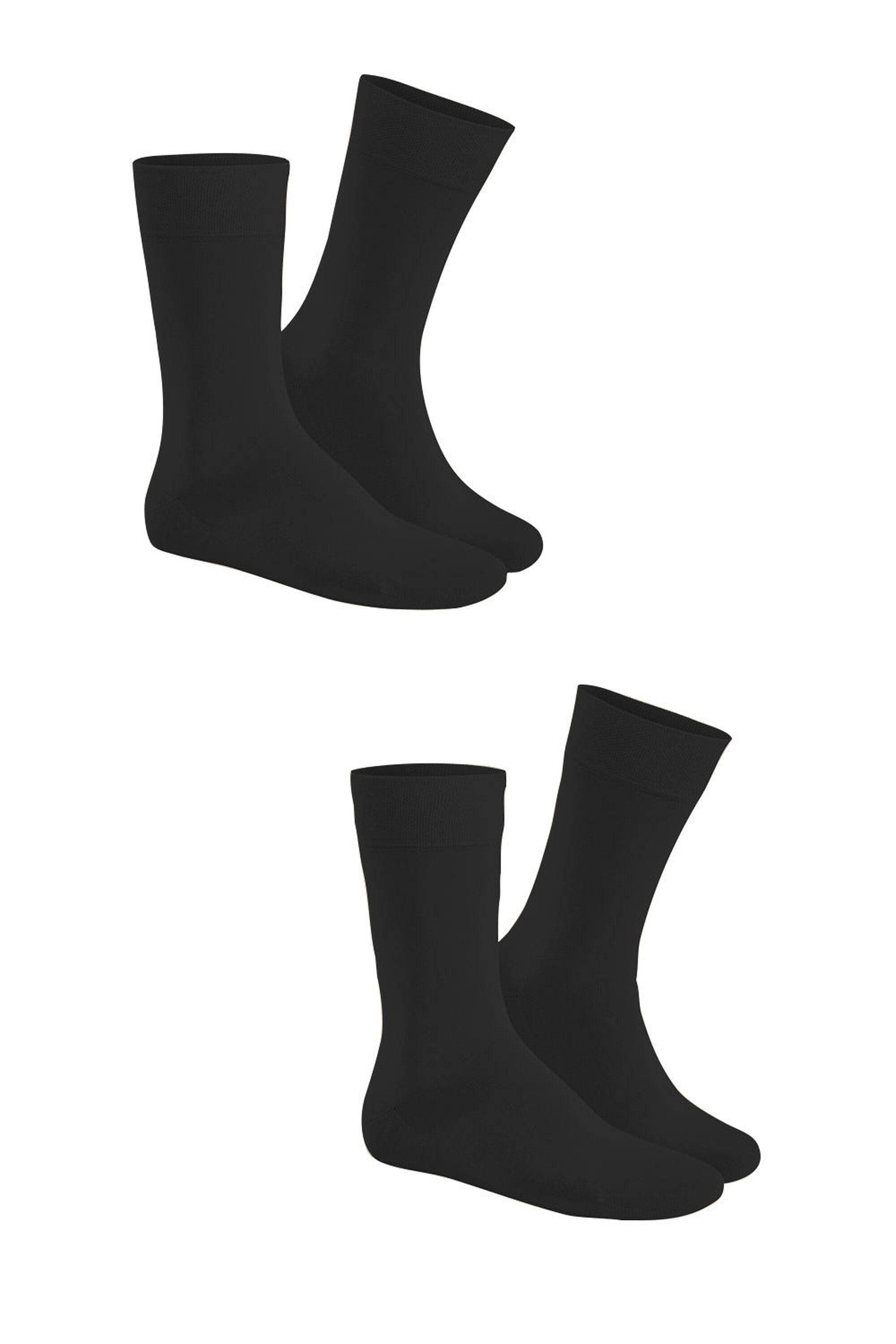 Hudson Socken "Only 2-Pack" 2er Pack, Komfortbund Mit Weitem Fußausschnitt