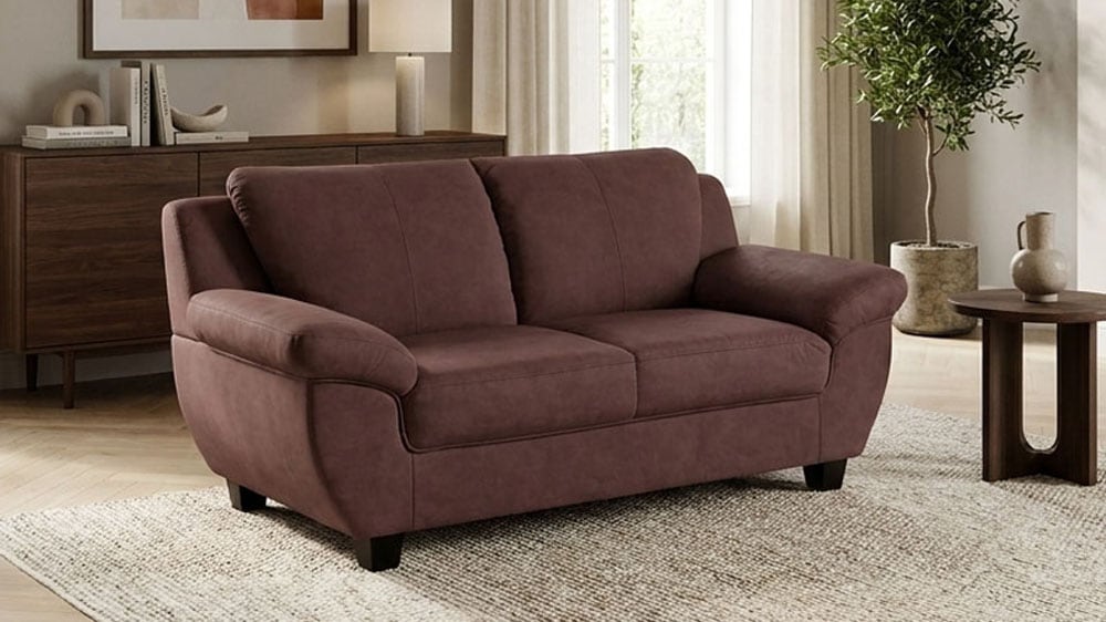 OTTO home 2-Sitzer "Sillkeborg 161 cm, formschönes Sofa mit dunklen Füßen" aus haustierfreundlichem Pet Friendly Bezug
