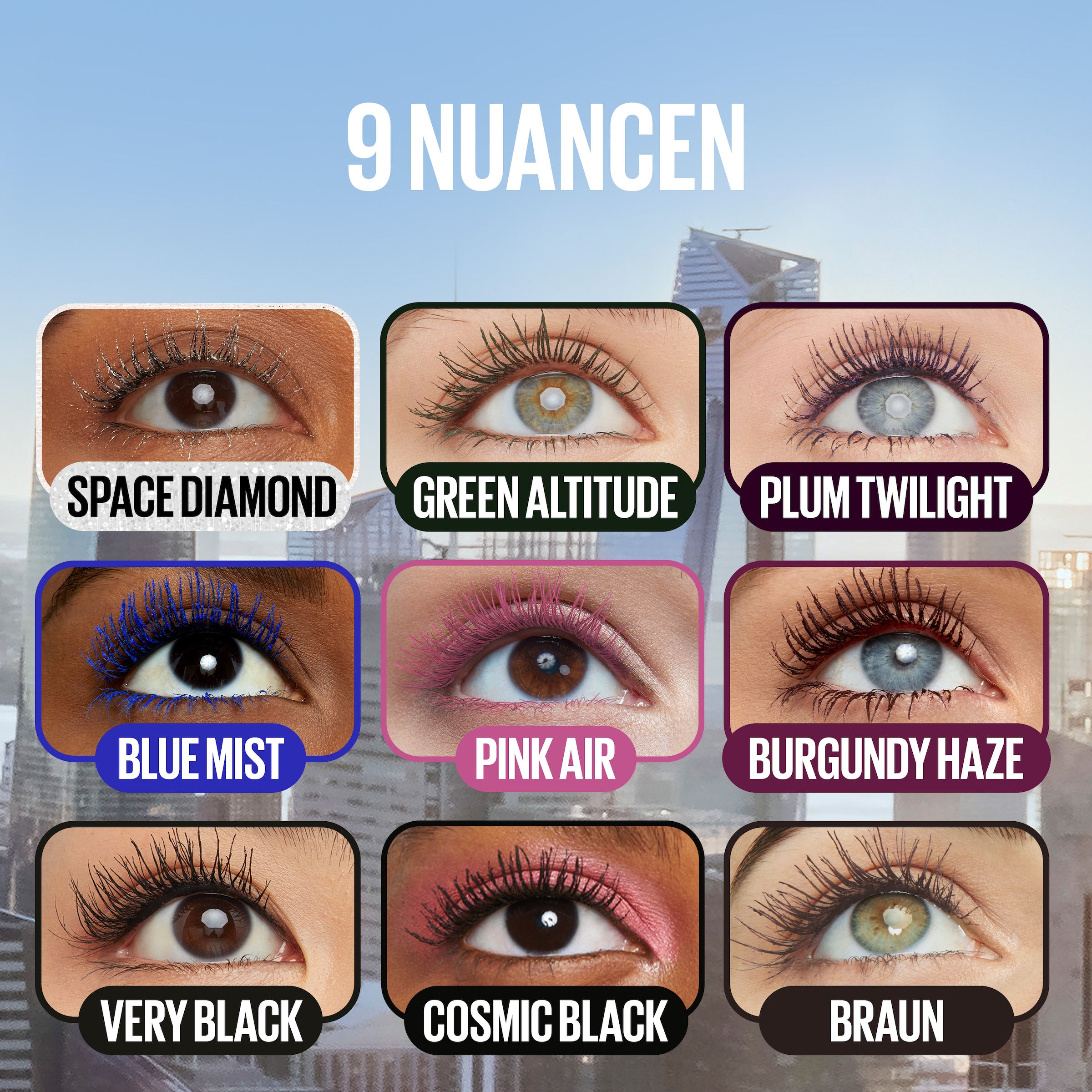 MAYBELLINE NEW YORK Mascara »LASH SENSATIONAL SKY HIGH« schafft volles Volumen und extreme Länge